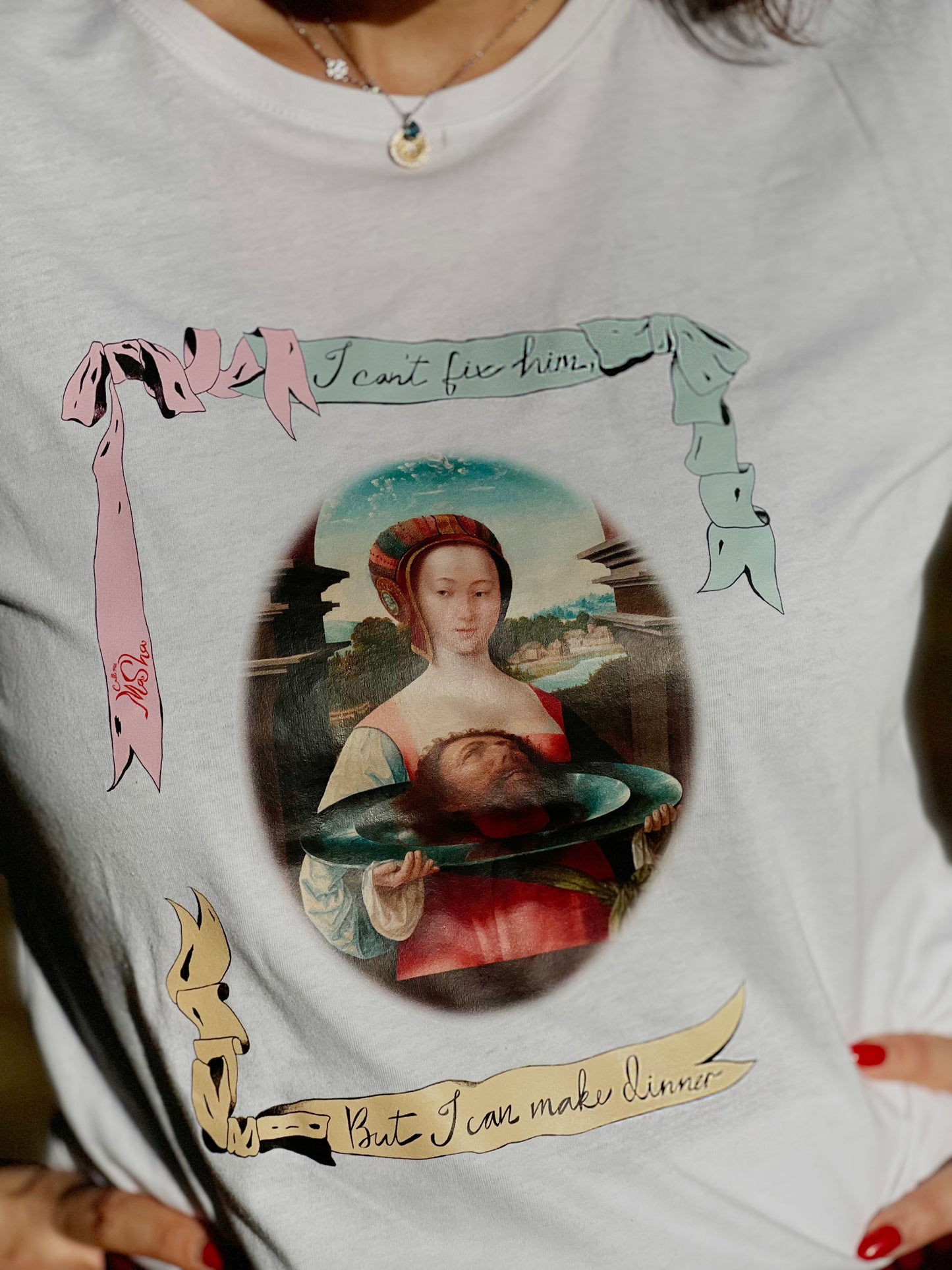 Salome - I Can't Fix Him, But I Can Make Dinner Tee