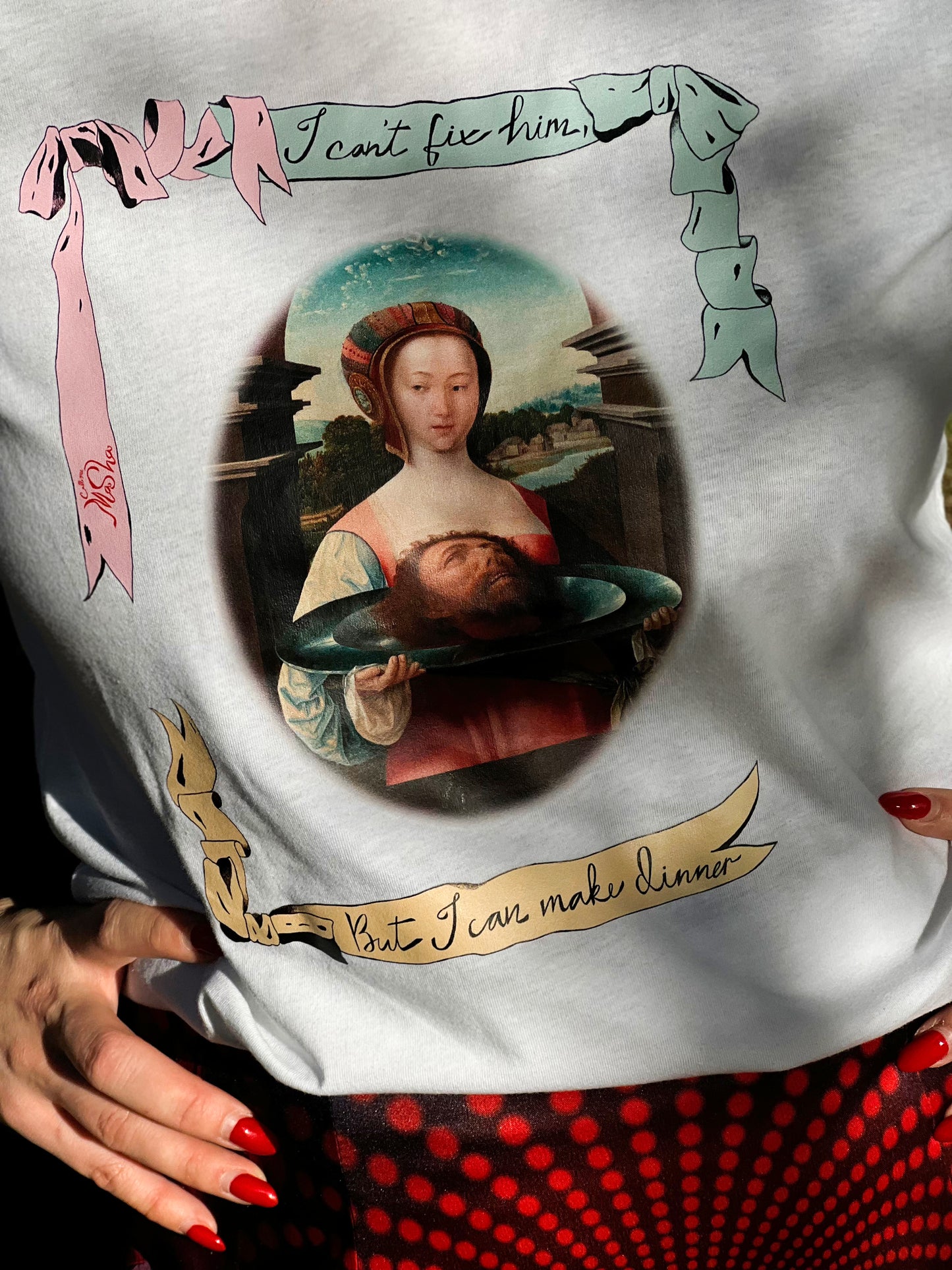 Salome - I Can't Fix Him, But I Can Make Dinner Tee