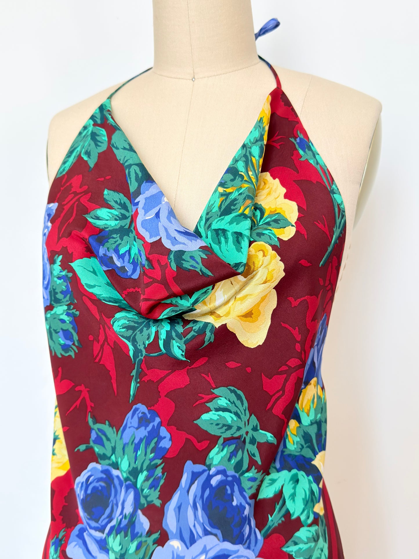 Upcycled Perry Ellis Scarf Top
