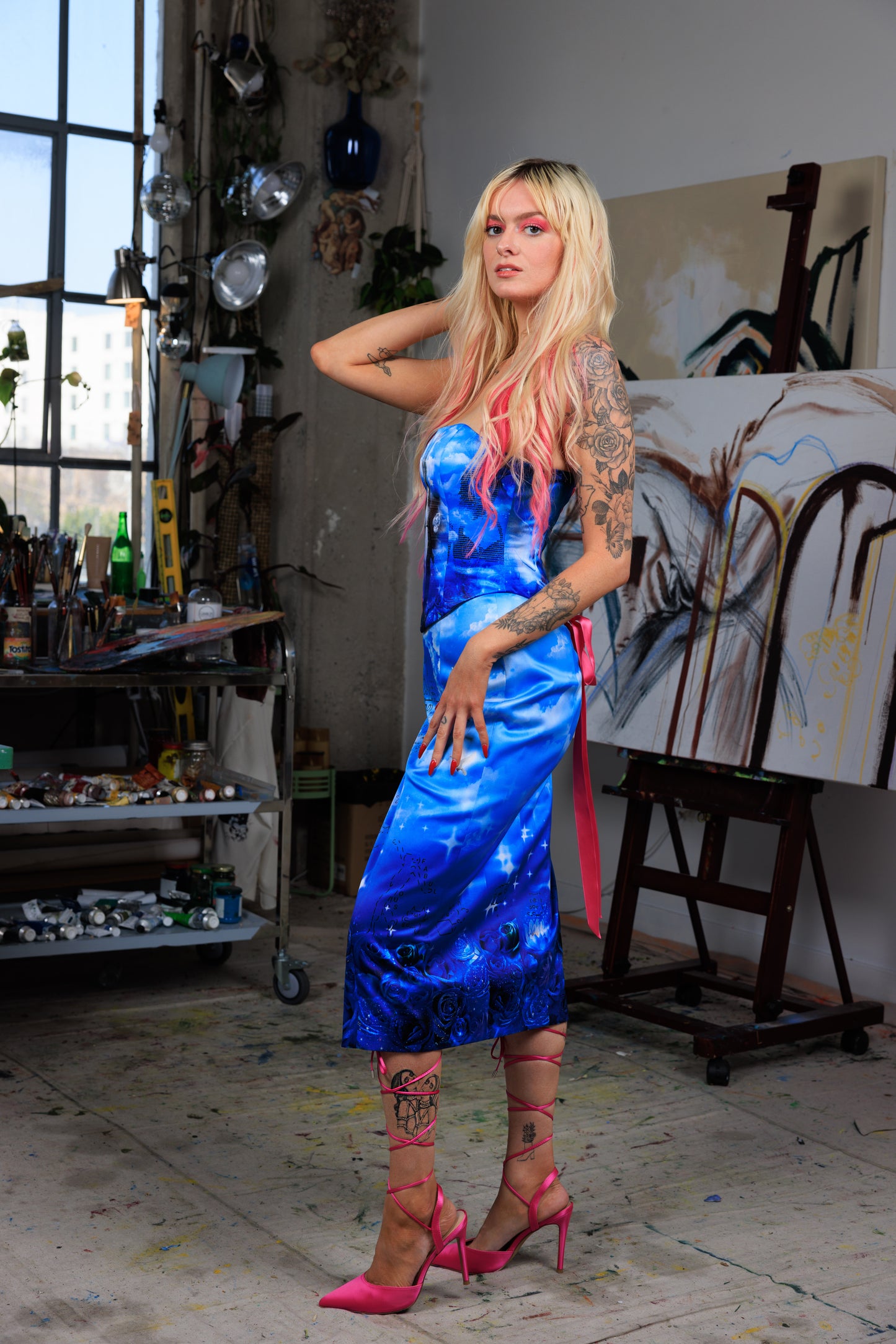 Good vs Evil Corset & Midi Skirt Bundle