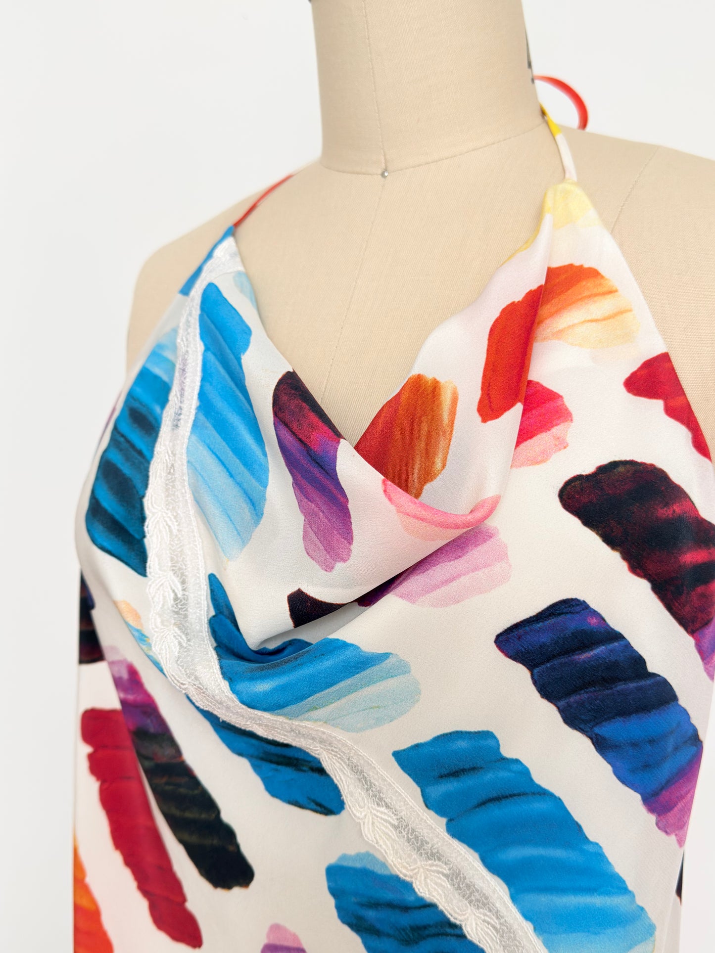 Upcycled Chanel SS14 Scarf Top