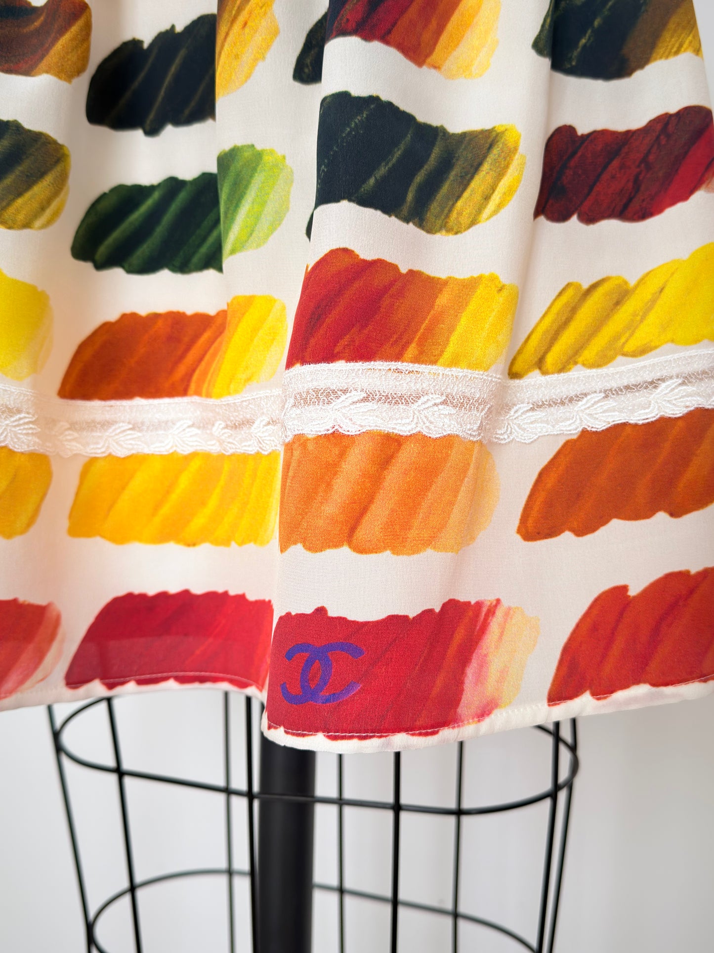Upcycled Chanel SS14 Skirt