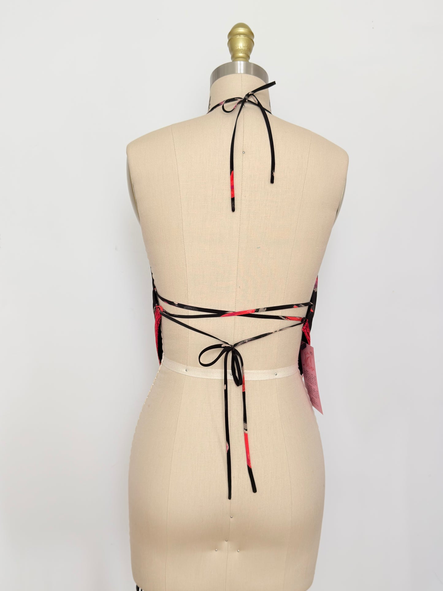 Upcycled Chanel SS95 Scarf Top