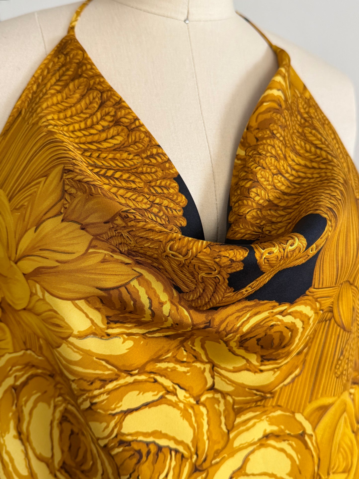 Upcycled Chanel Scarf Top