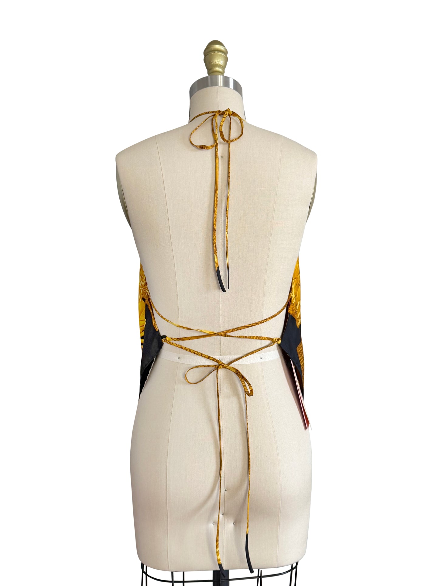 Upcycled Chanel Scarf Top