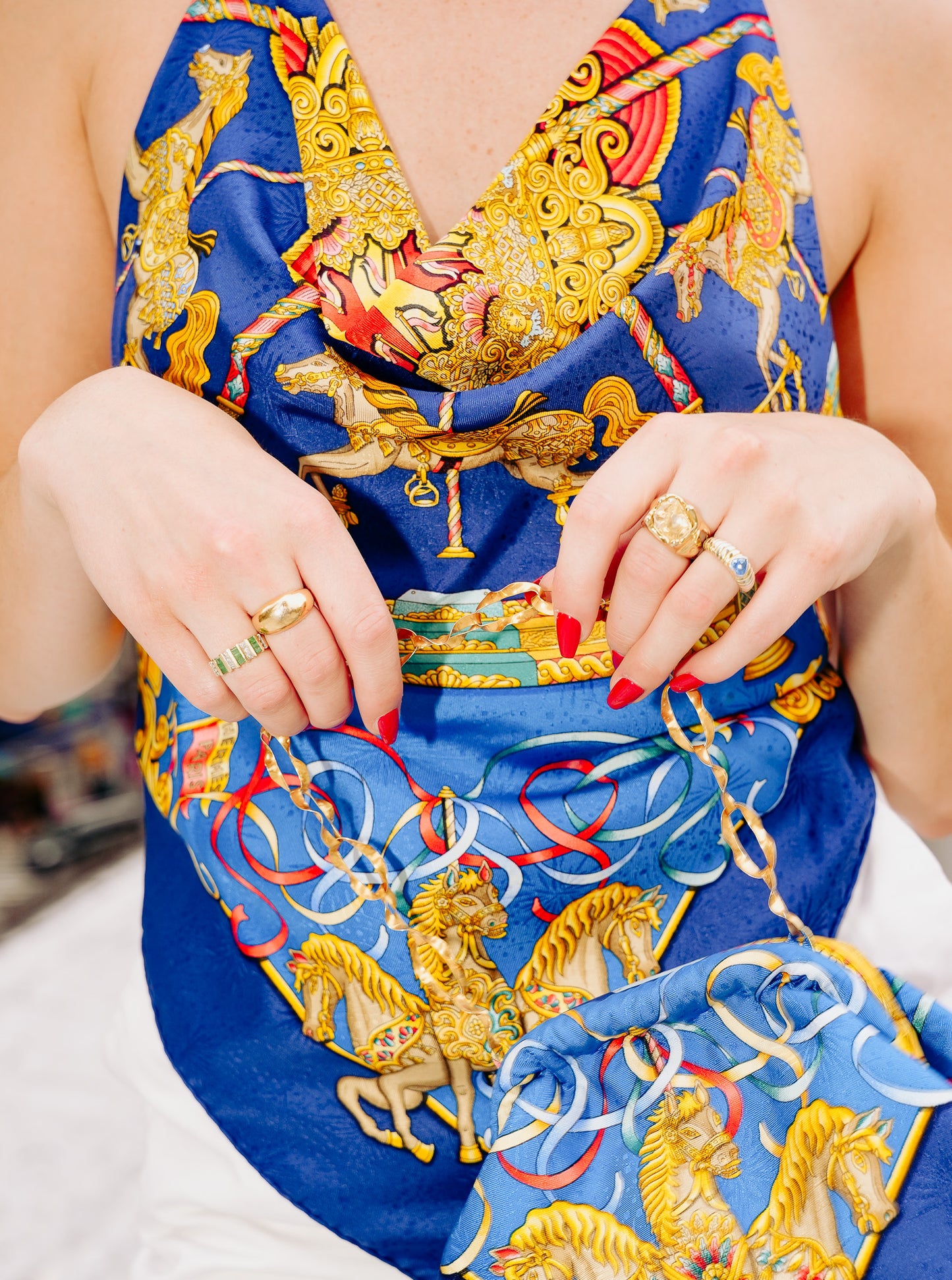 Upcycled Hermes Luna Park