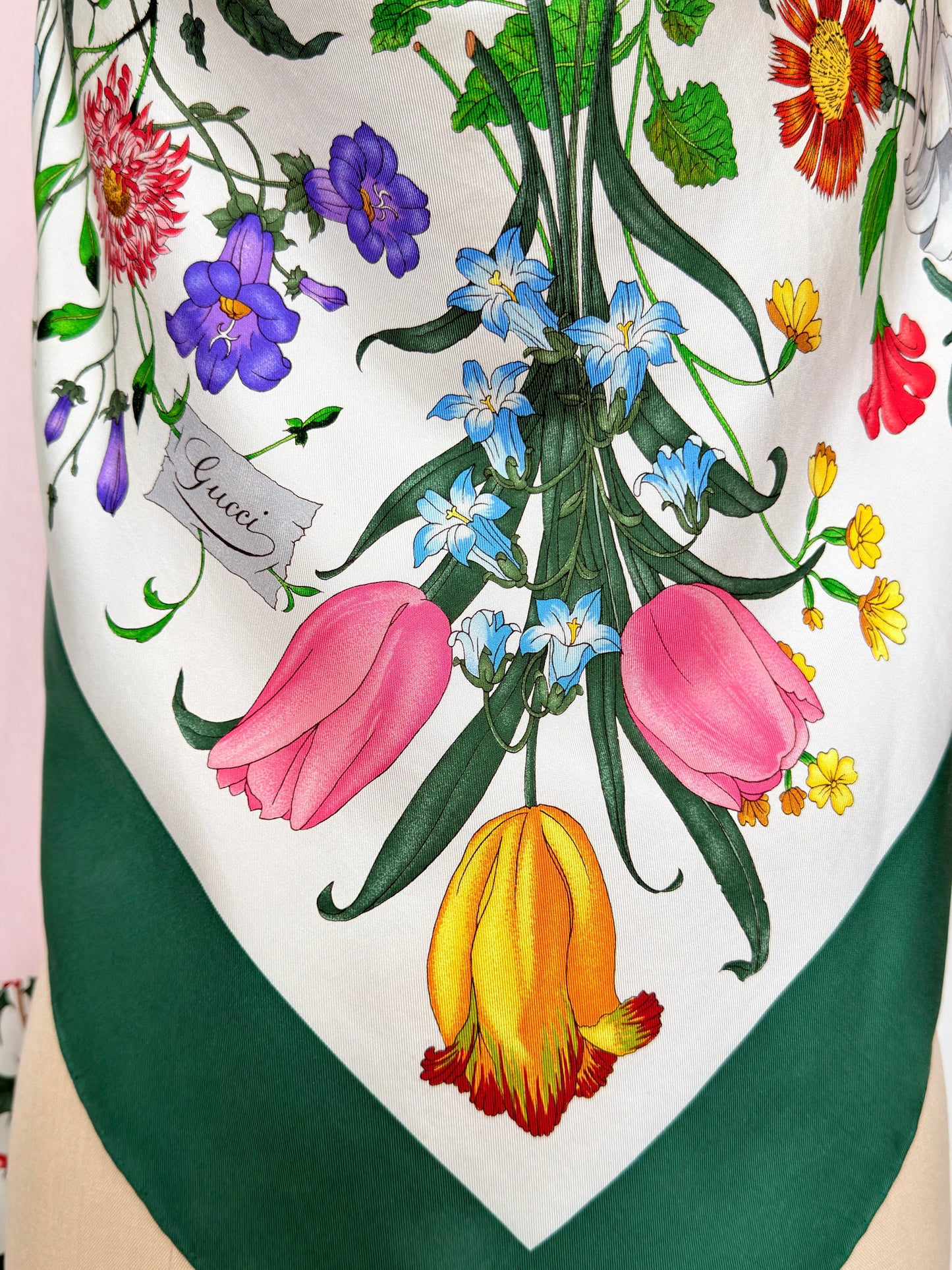 Upcycled Gucci Flora Scarf Top