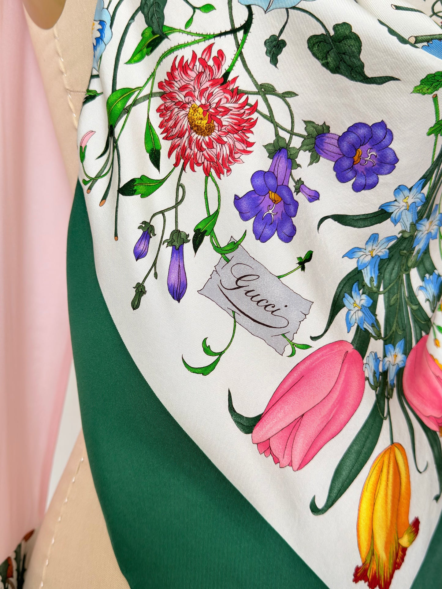 Upcycled Gucci Flora Scarf Top