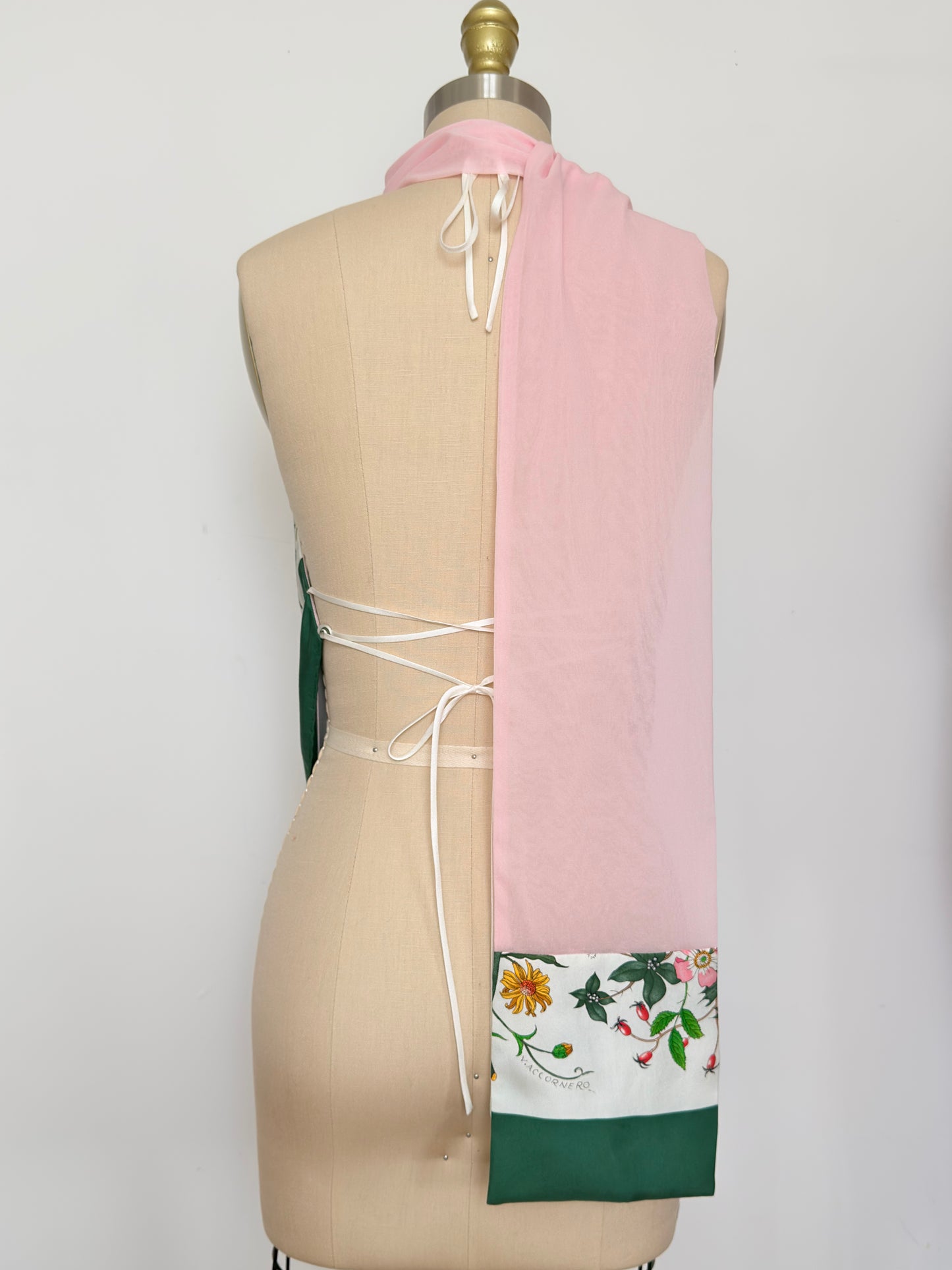 Upcycled Gucci Flora Scarf Top