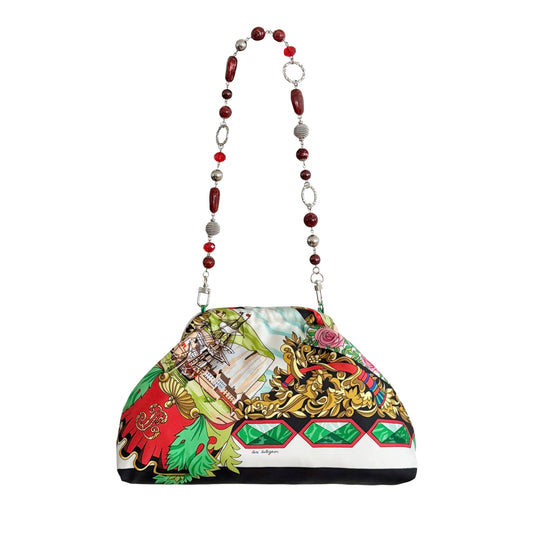 Upcycled Hermes Entente Cordiale Château d’Eu Purse