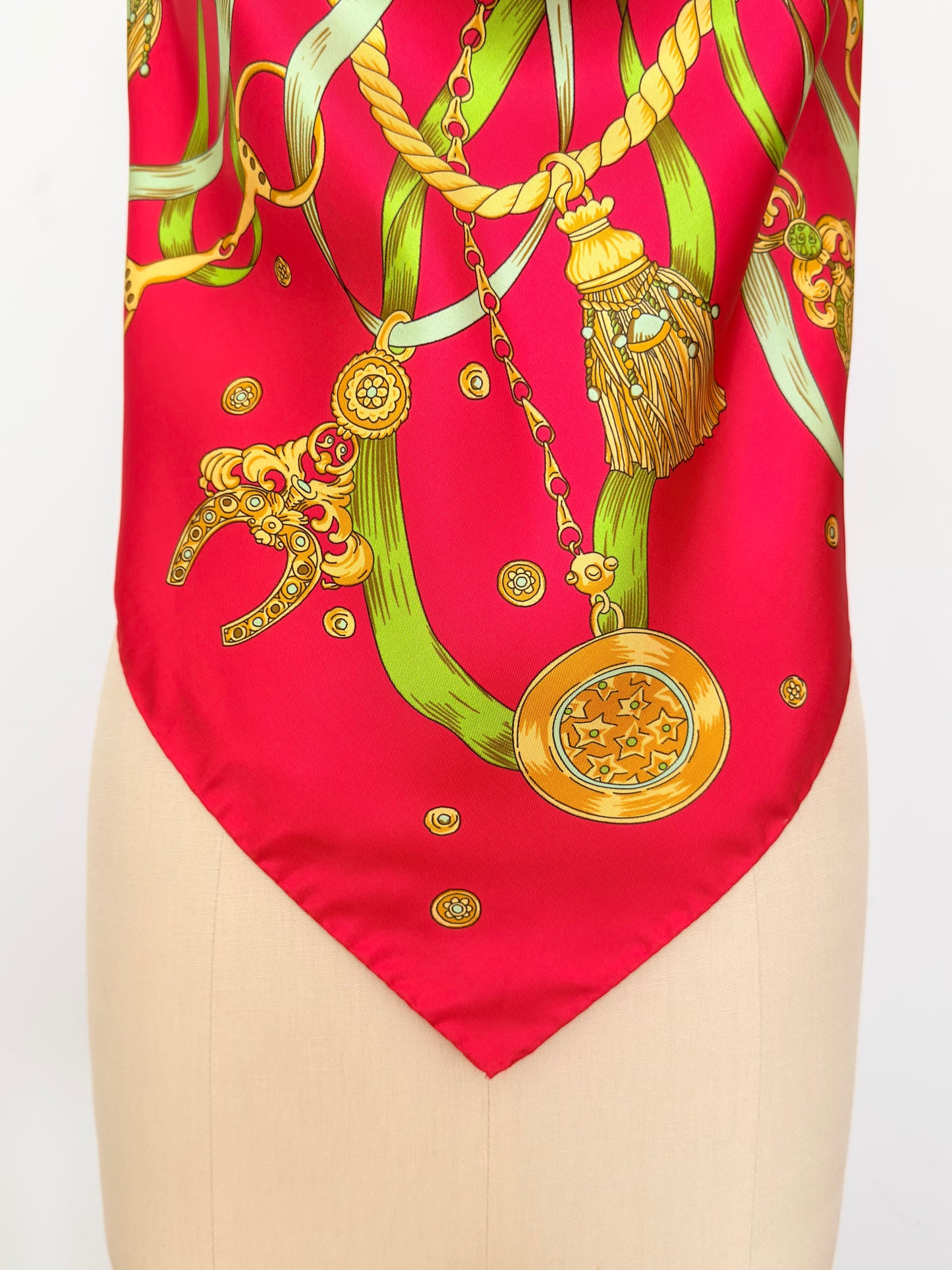 Equestrian Silk Scarf Top (Como Collection)