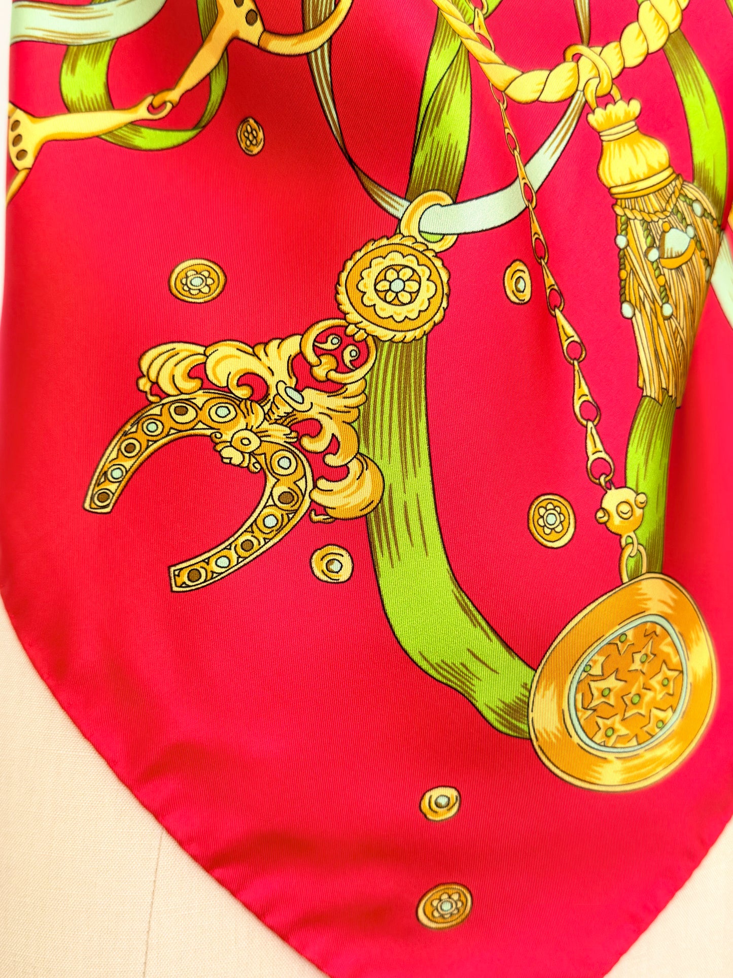 Equestrian Silk Scarf Top (Como Collection)