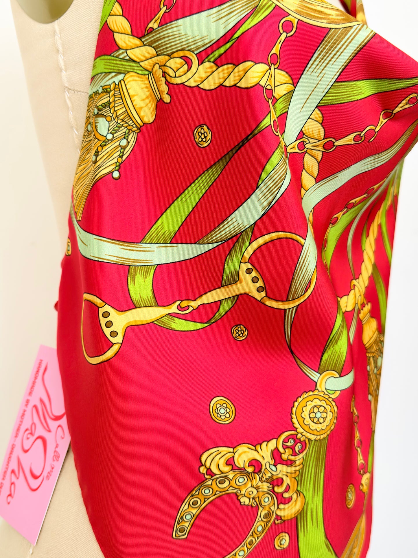 Equestrian Silk Scarf Top (Como Collection)