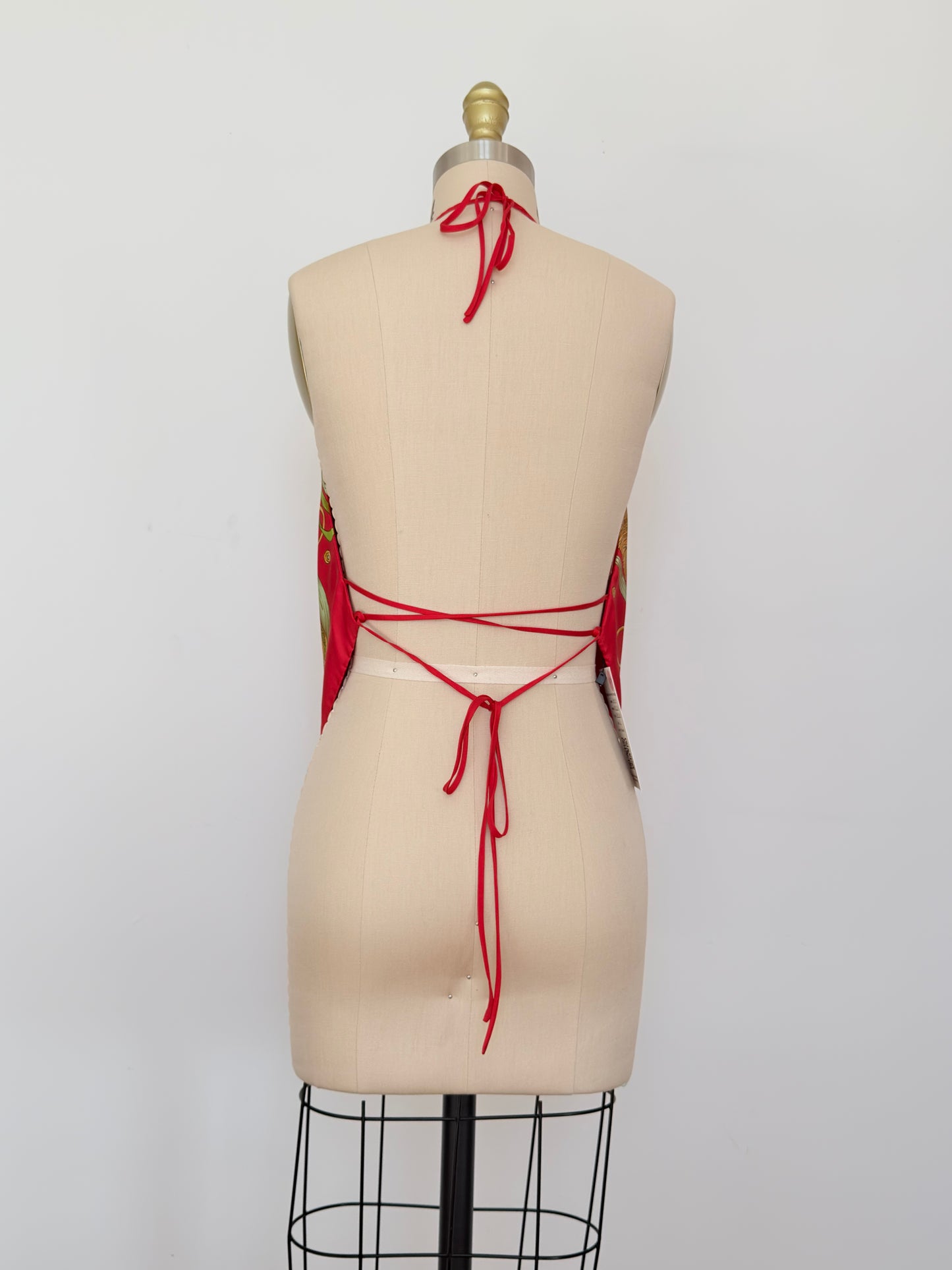 Equestrian Silk Scarf Top (Como Collection)