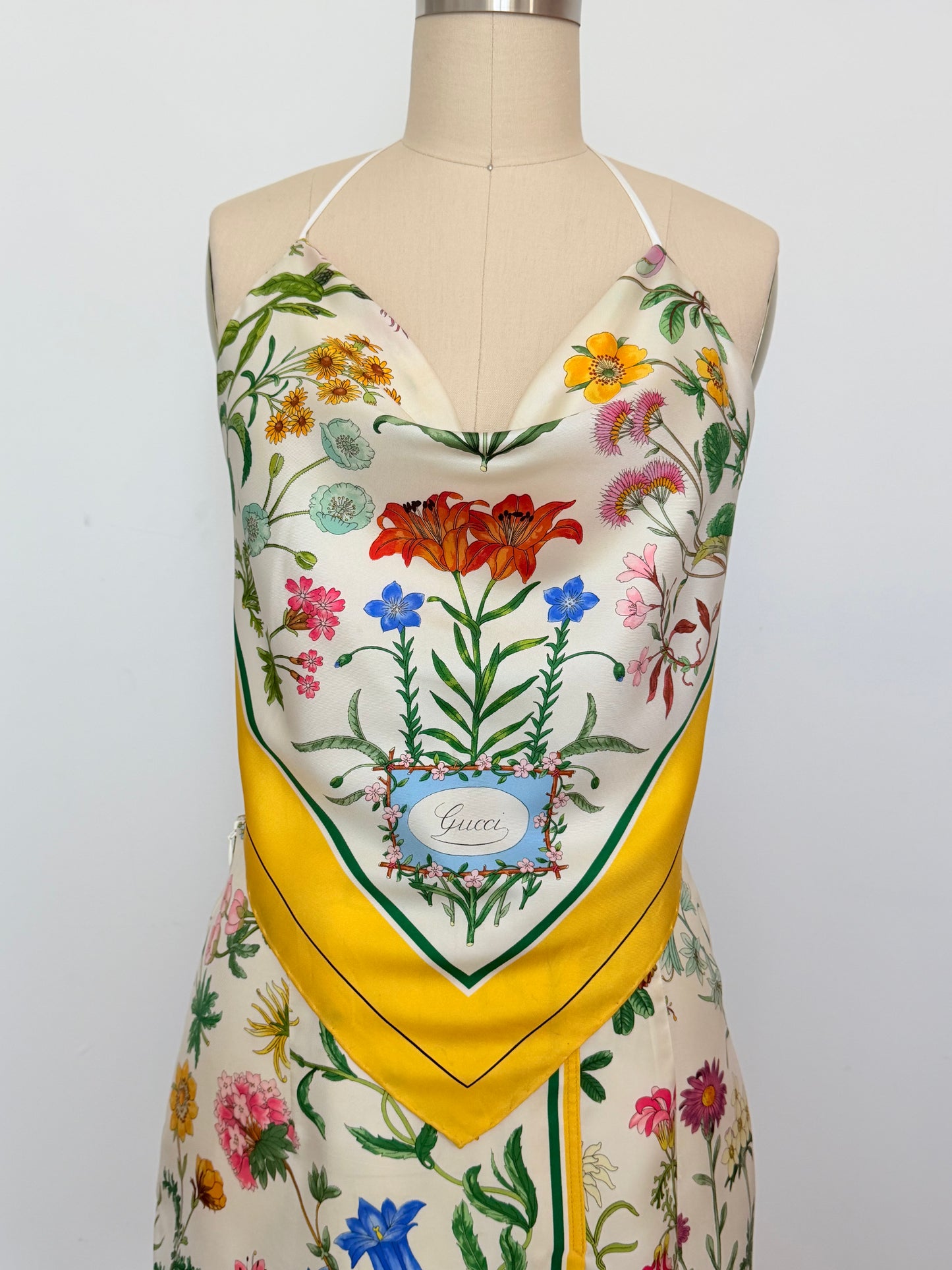 Rare Gucci “Flora” by Vittorio Accornero Matching Set