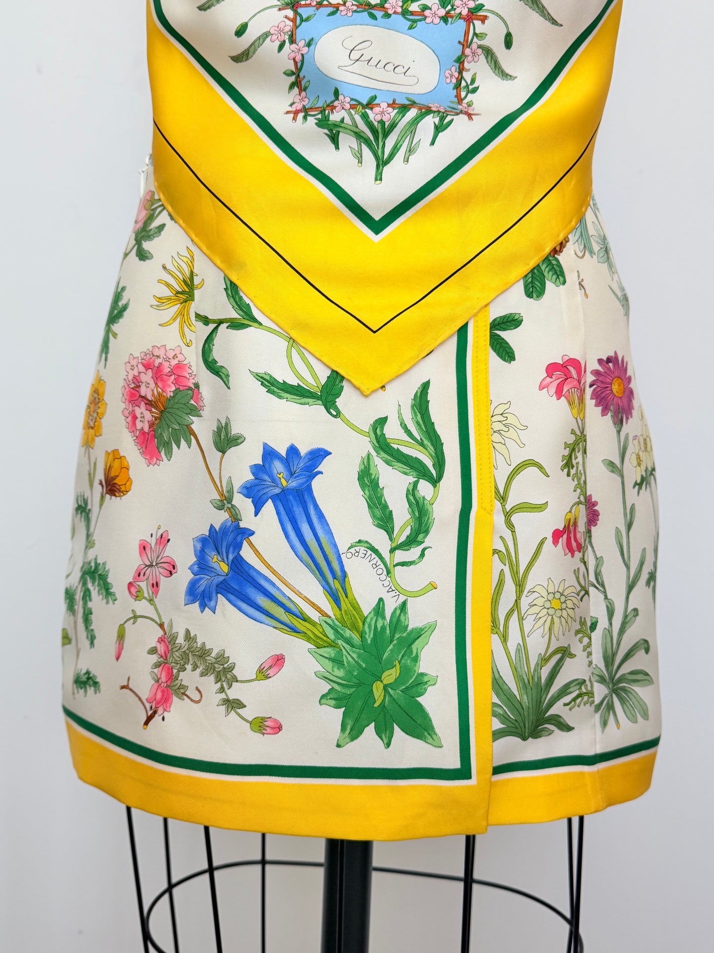 Rare Gucci “Flora” by Vittorio Accornero Matching Set
