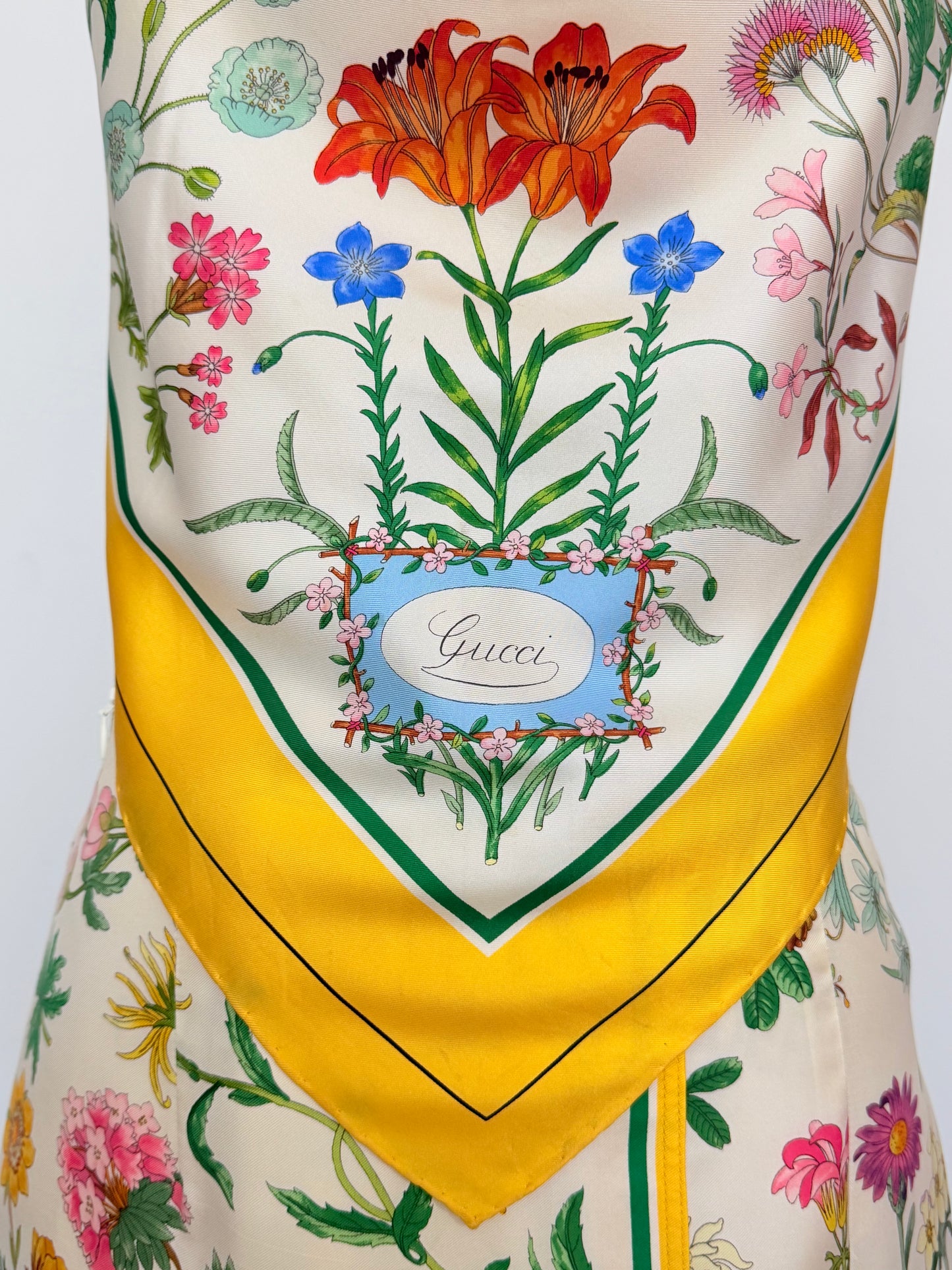 Rare Gucci “Flora” by Vittorio Accornero Matching Set