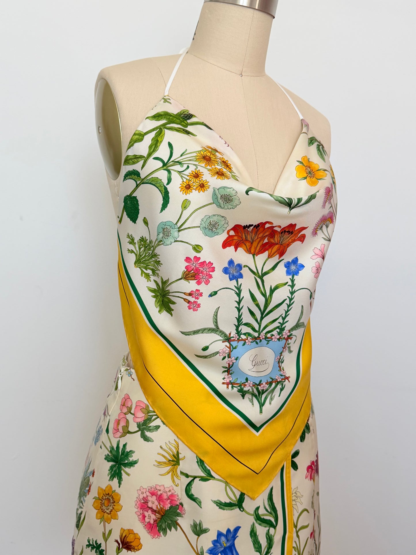 Rare Gucci “Flora” by Vittorio Accornero Matching Set