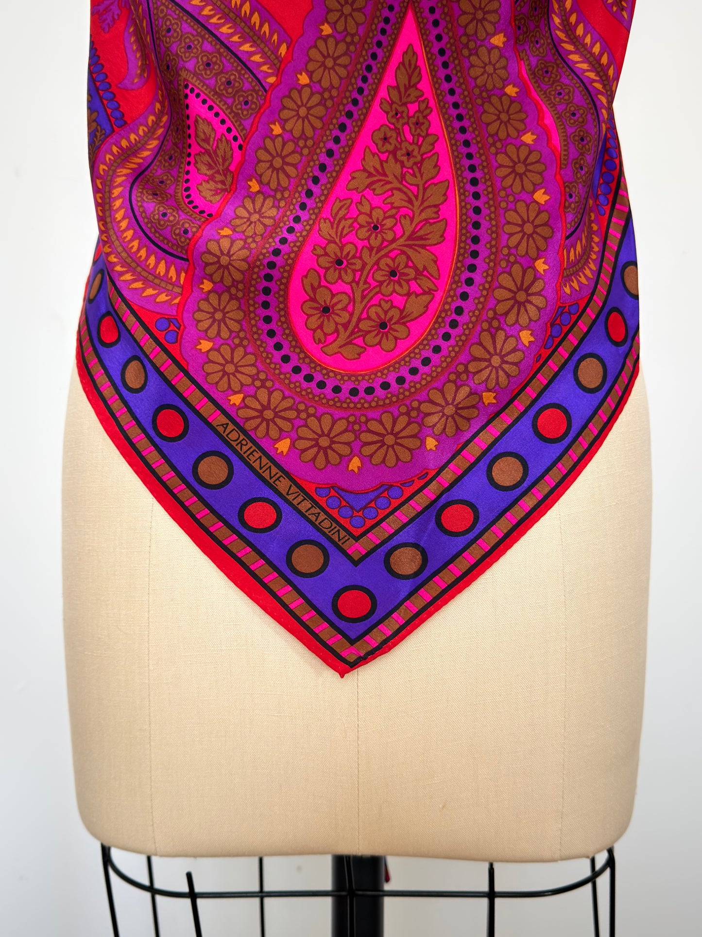Upcycled Adrienne Vittadini Scarf Top