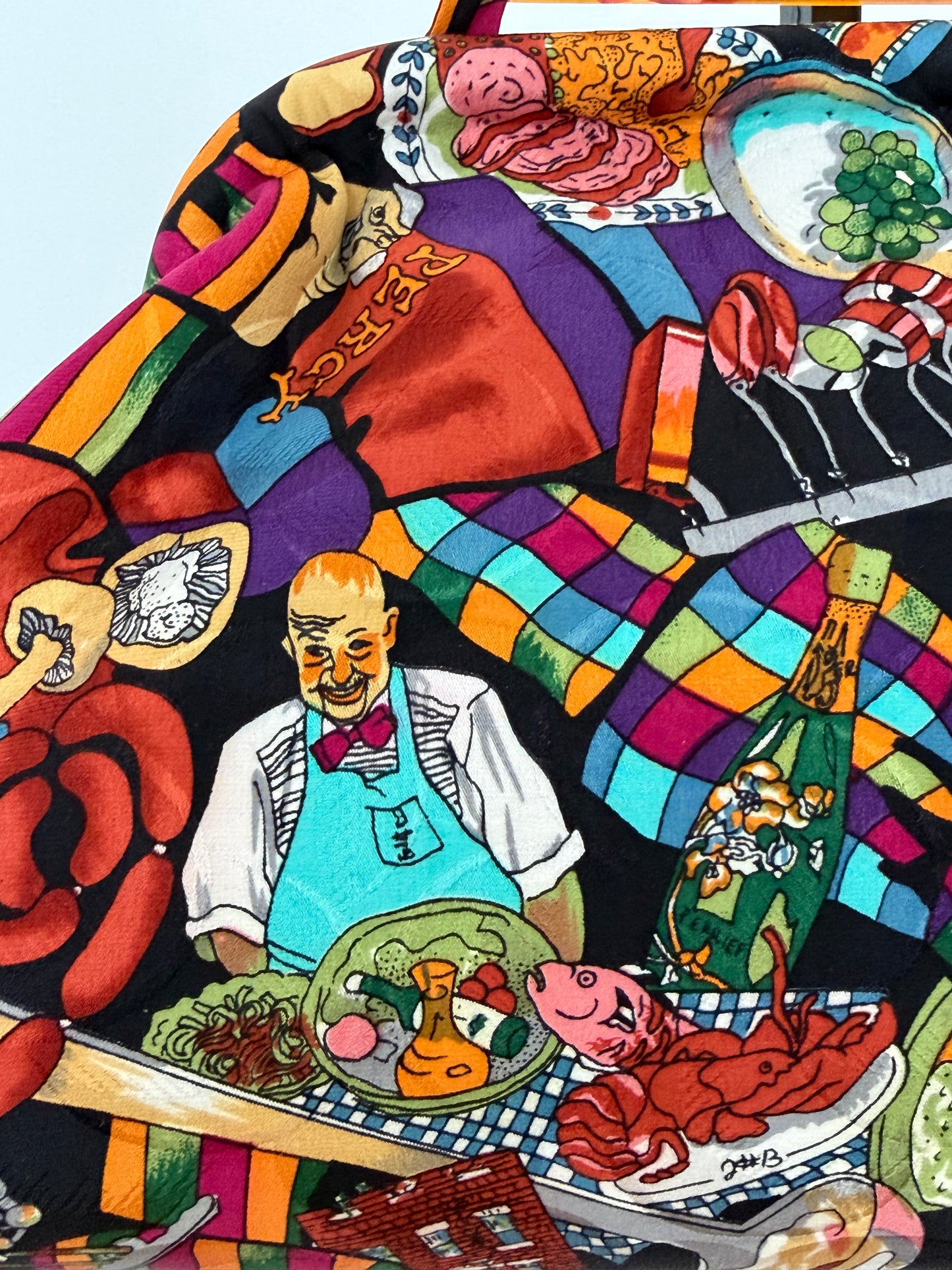 Upcycled Nicole Miller Bon Appetite Purse