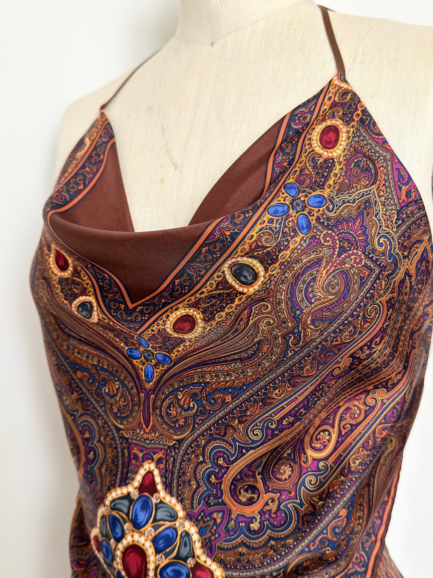 Vintage Chanel Jewel & Paisley Matching Set
