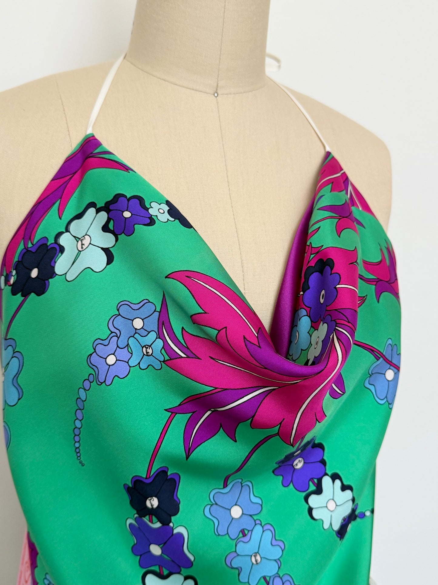 Upcycled Rare 1960s Pucci Floral Matching Set