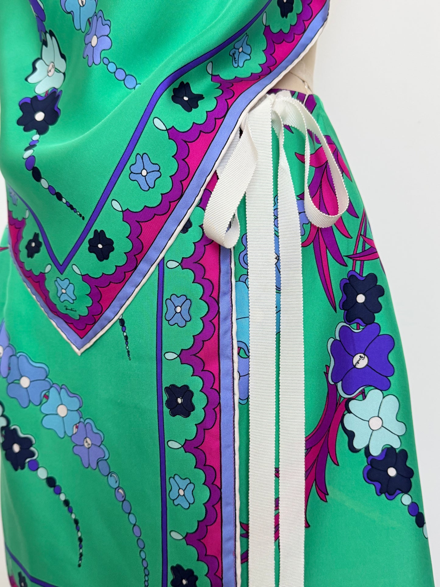 Upcycled Rare 1960s Pucci Floral Matching Set