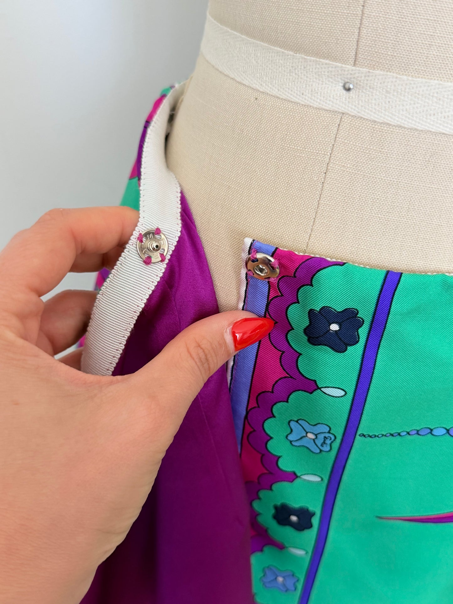 Upcycled Rare 1960s Pucci Floral Matching Set