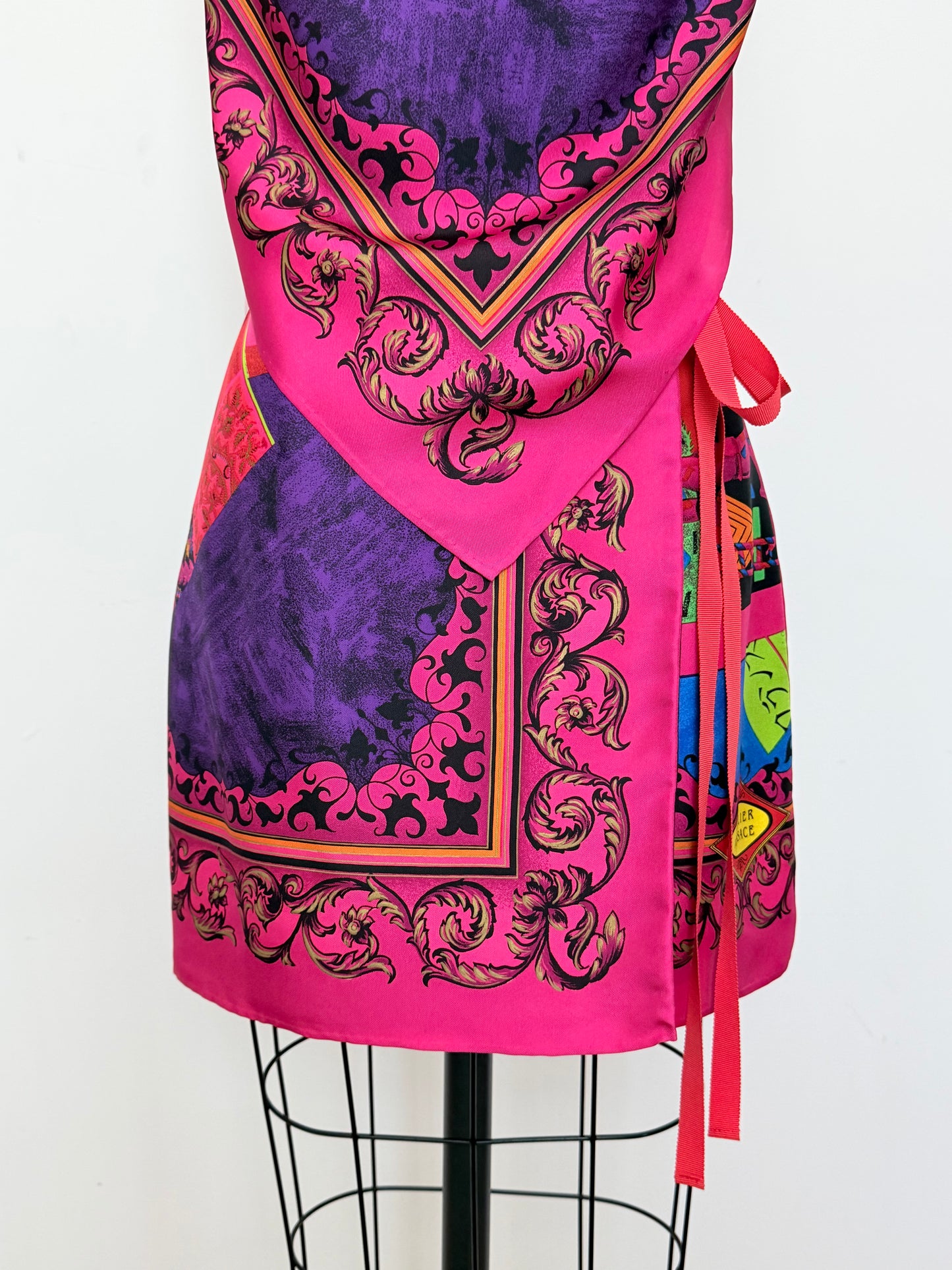 Rare 1990s Atelier Versace Art Print Matching Set