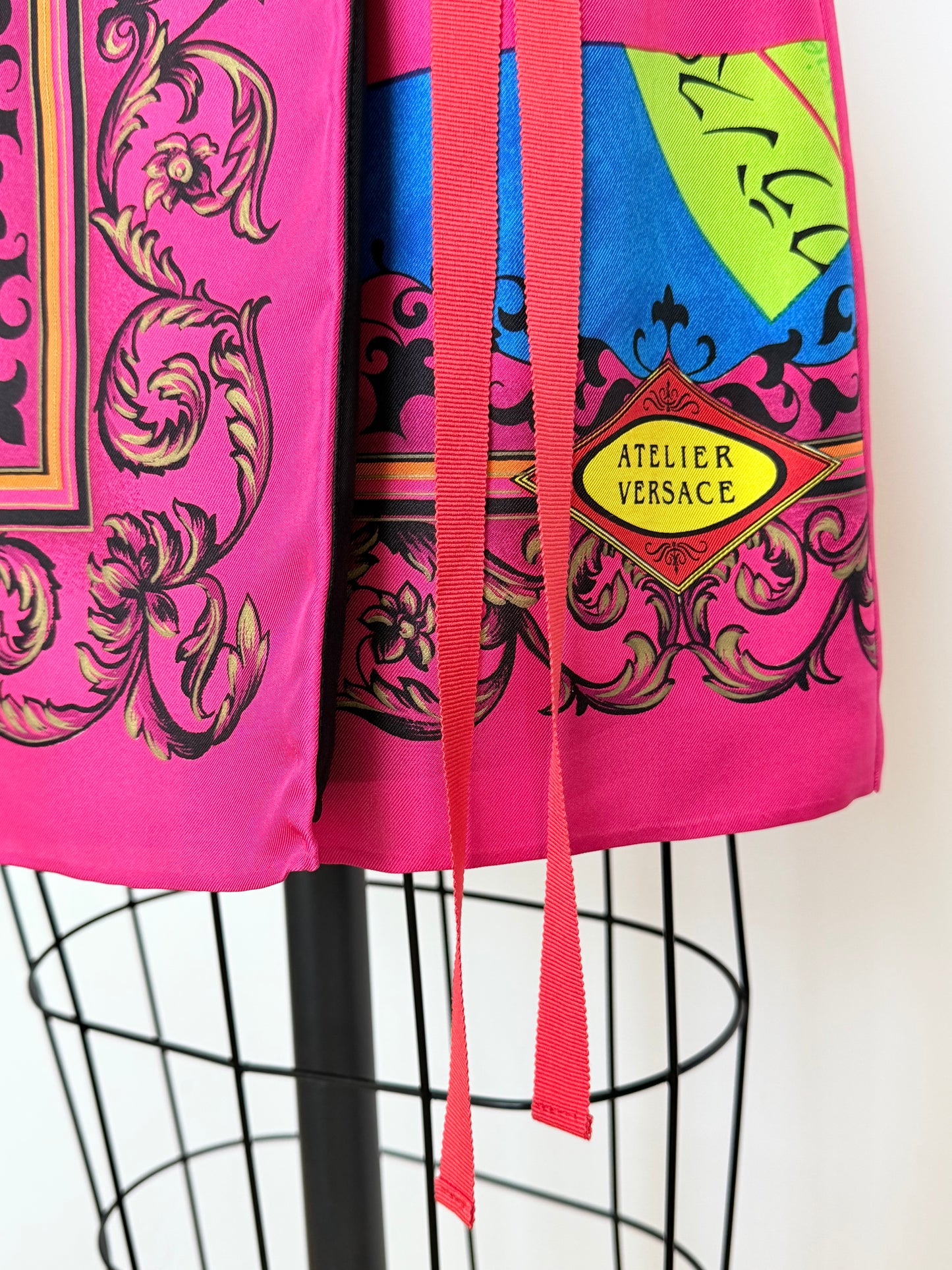 Rare 1990s Atelier Versace Art Print Matching Set