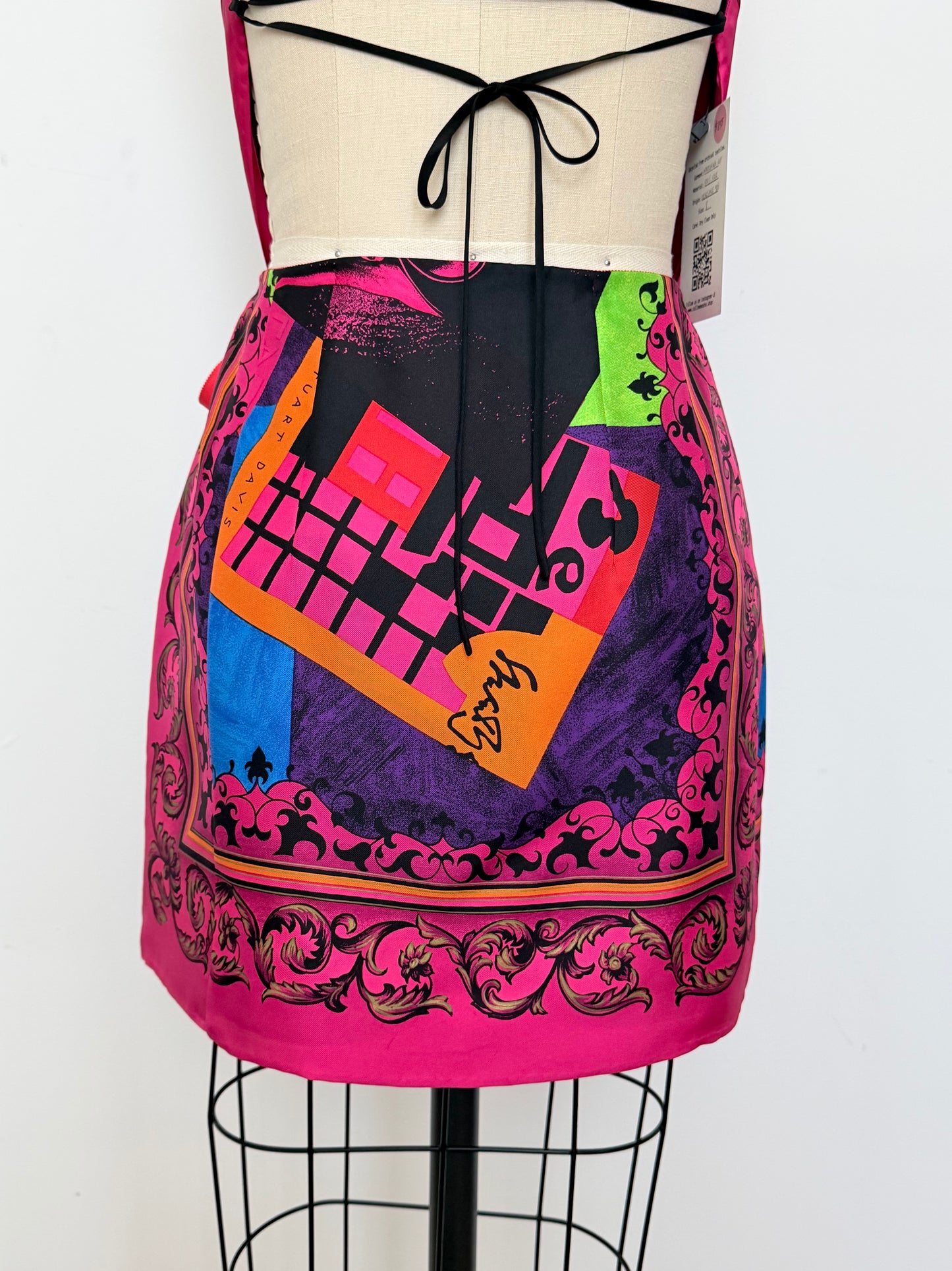 Rare 1990s Atelier Versace Art Print Matching Set