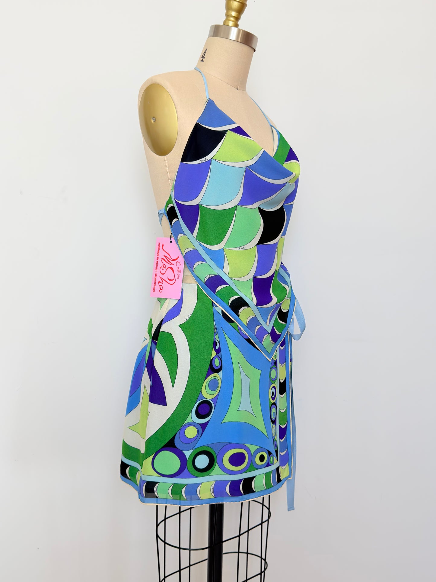 Upcycled Rare 1960s Pucci Mermaid Matching Set