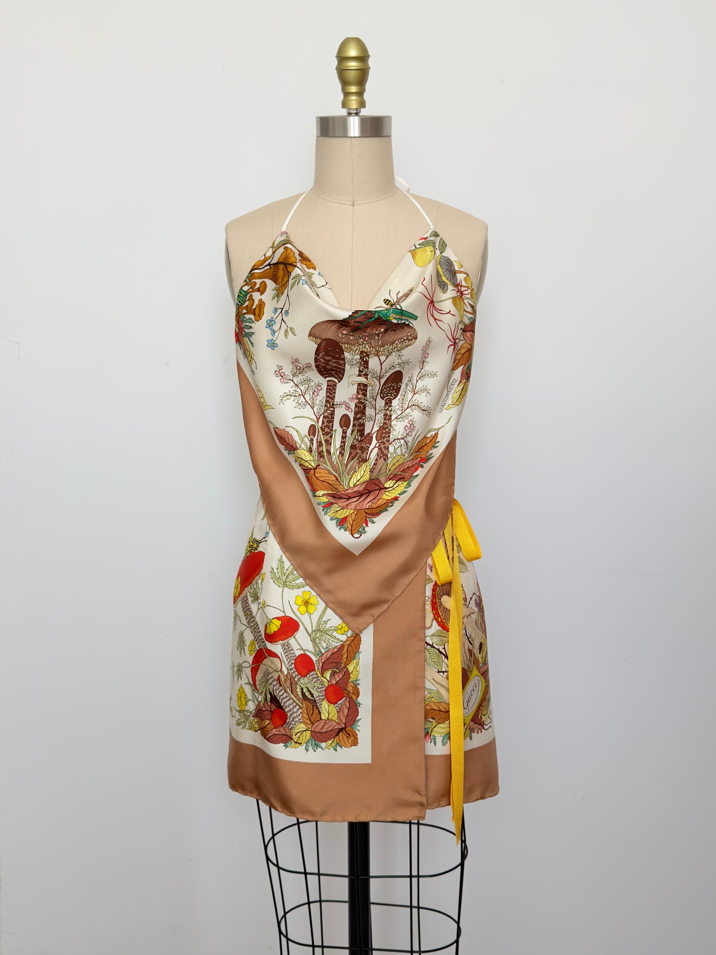 Upcycled Rare 1967 Gucci "Funghi” by Vittorio Accornero Matching Set