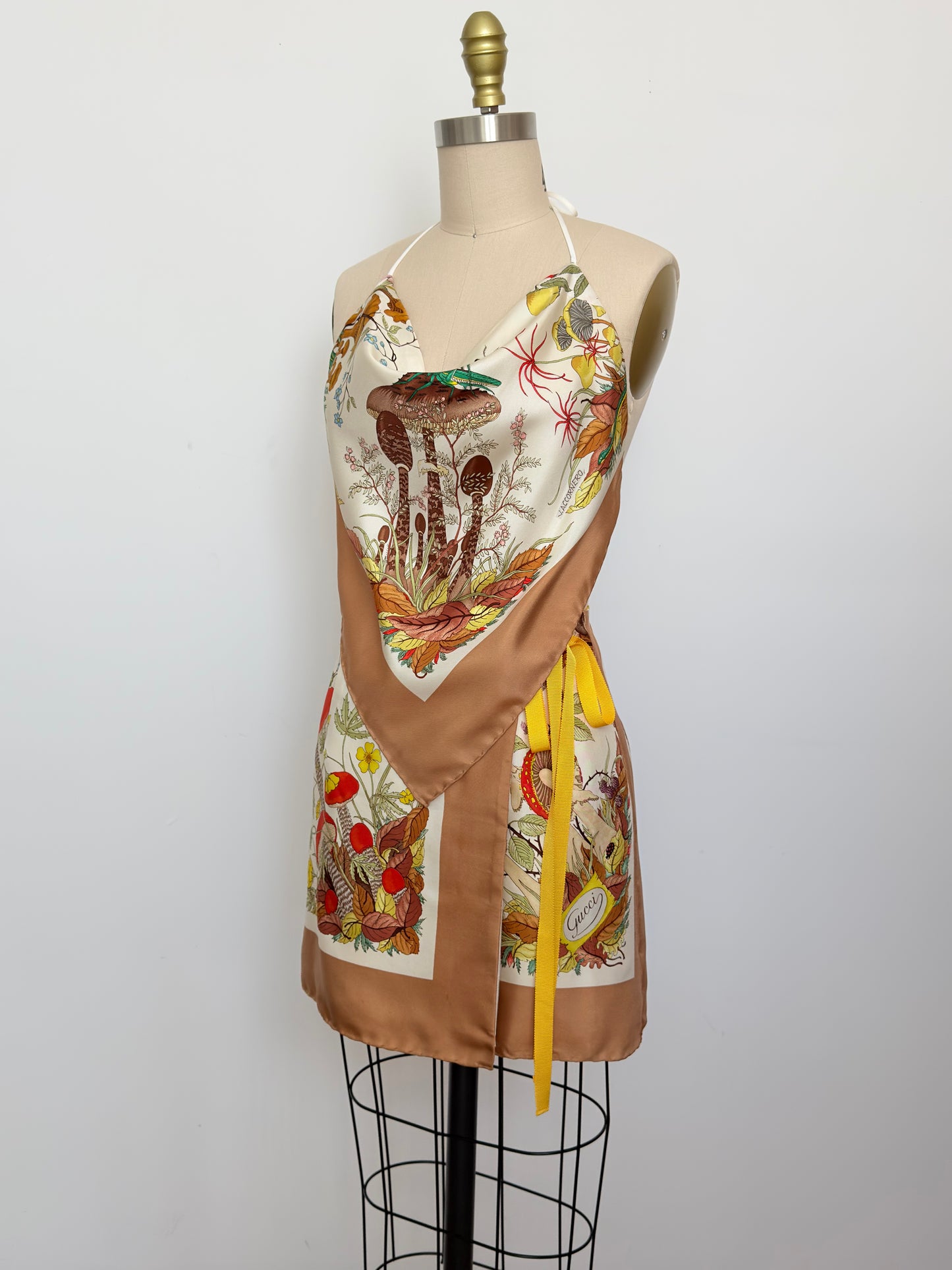 Upcycled Rare 1967 Gucci "Funghi” by Vittorio Accornero Matching Set