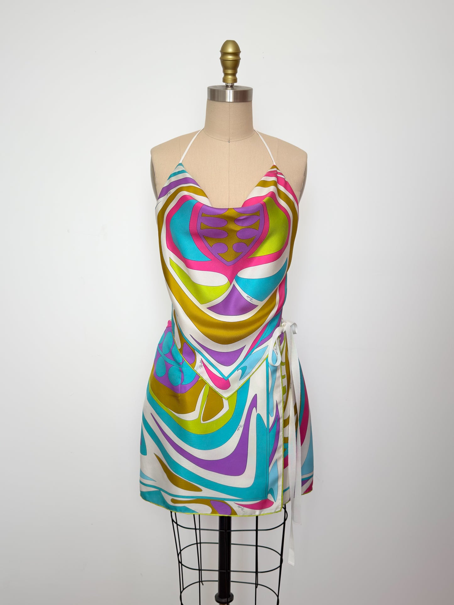 Upcycled Early 2000s Pucci Silk Matching Set