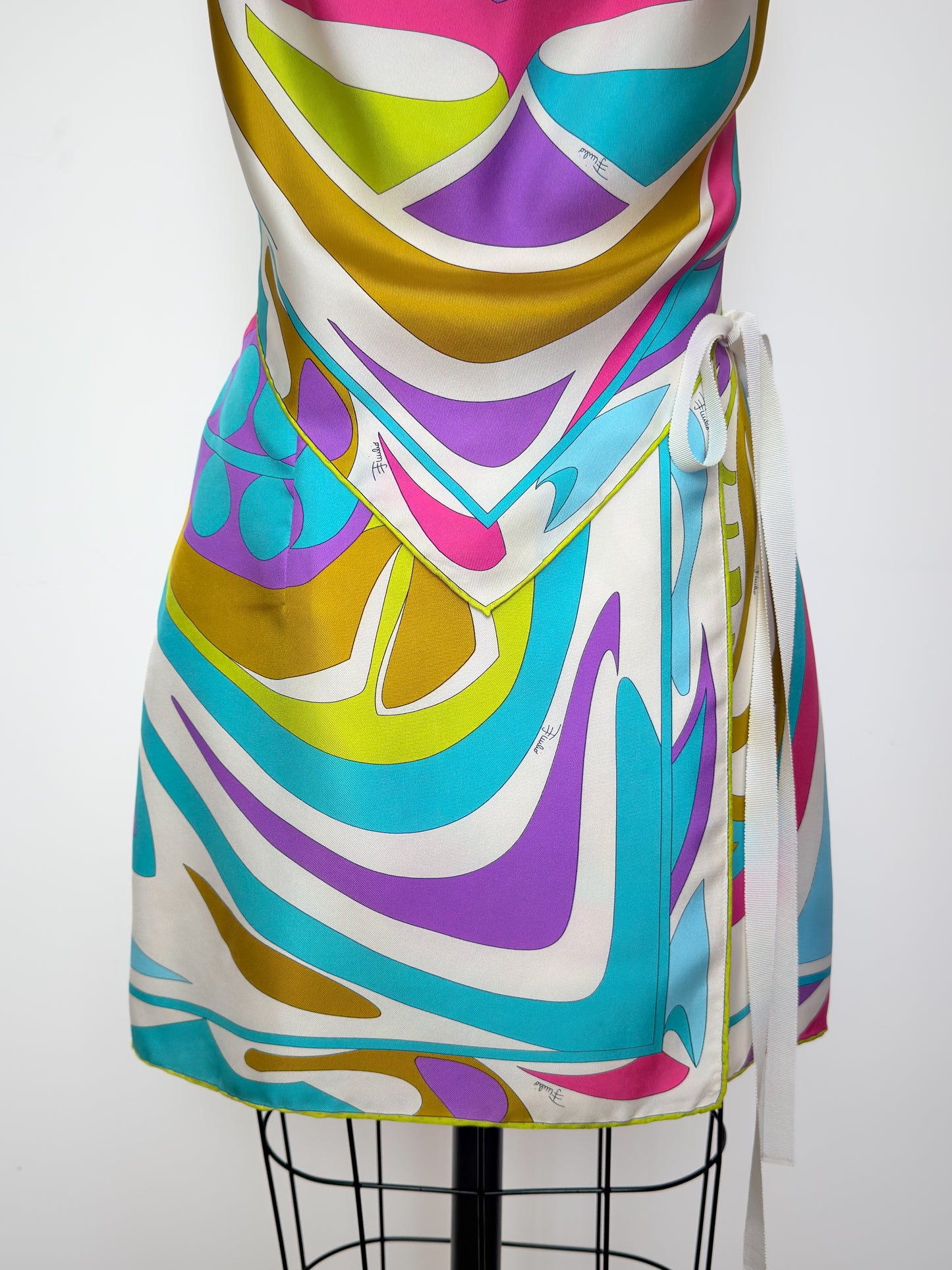Upcycled Early 2000s Pucci Silk Matching Set