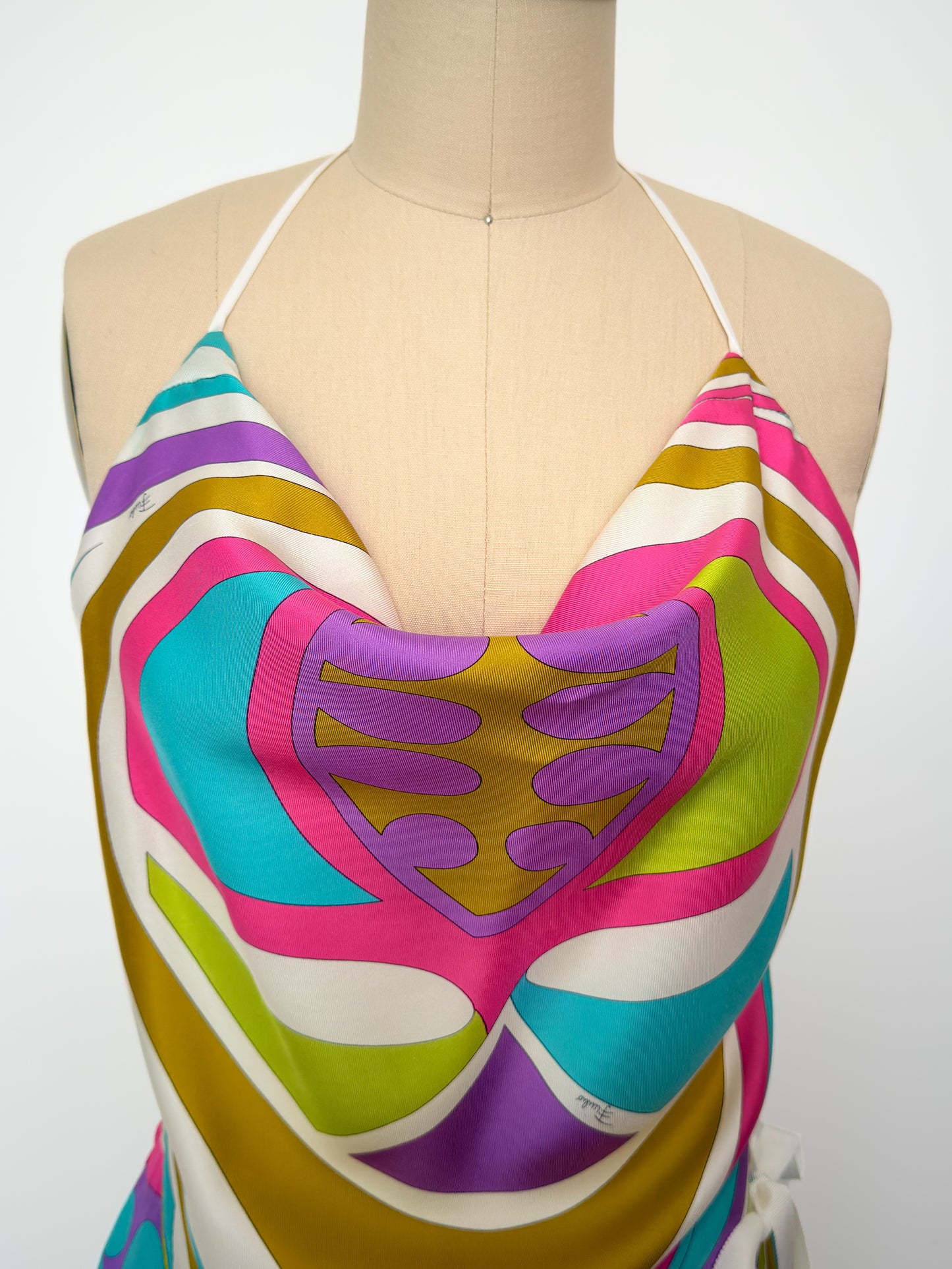 Upcycled Early 2000s Pucci Silk Matching Set