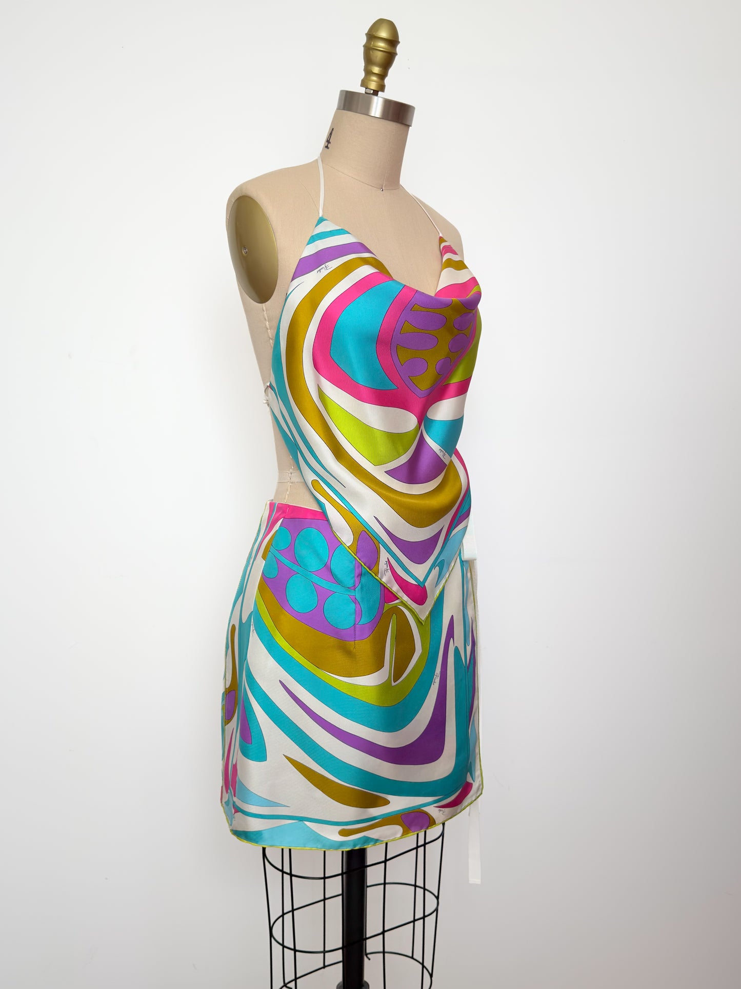 Upcycled Early 2000s Pucci Silk Matching Set