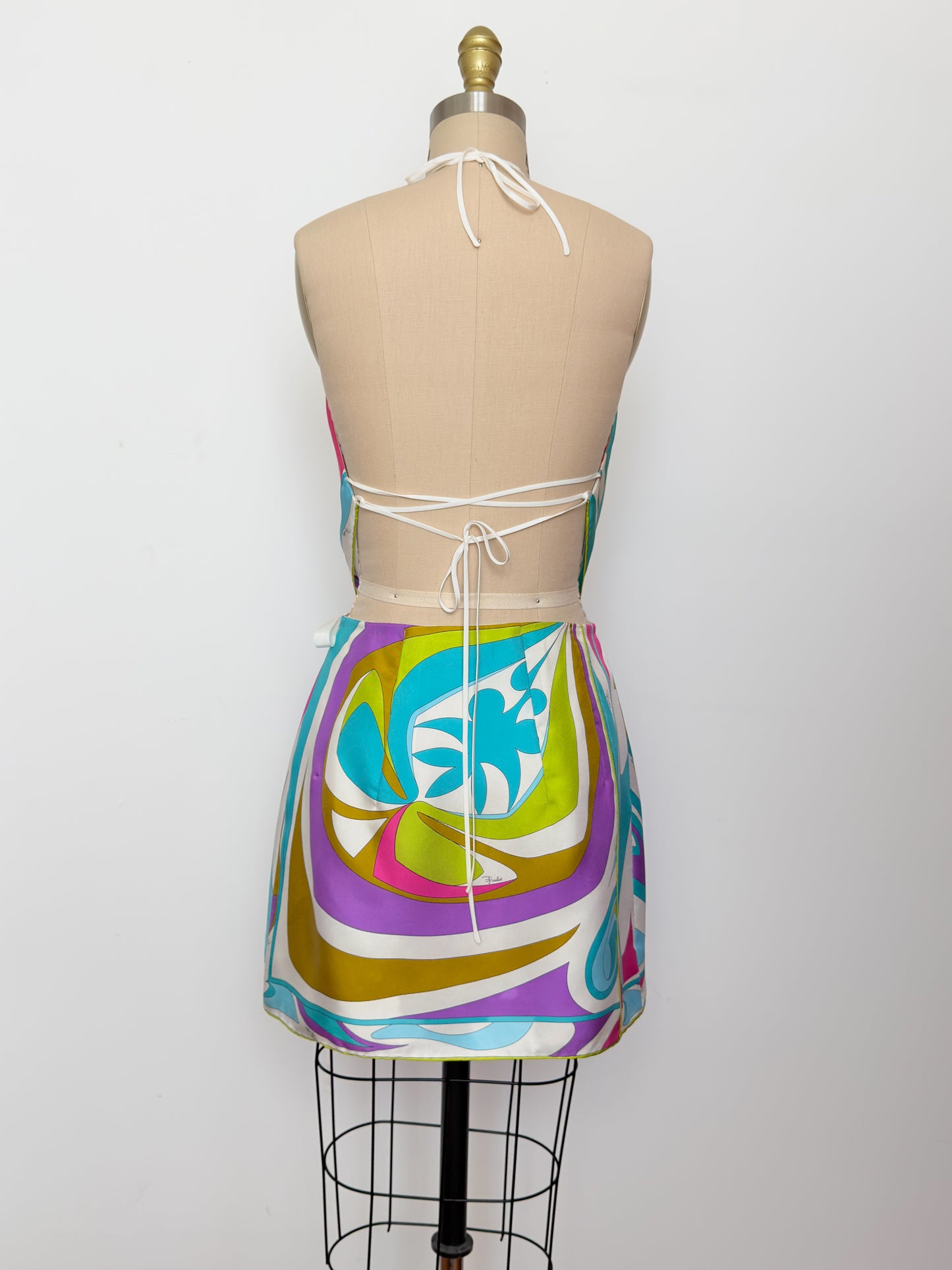 Upcycled Early 2000s Pucci Silk Matching Set