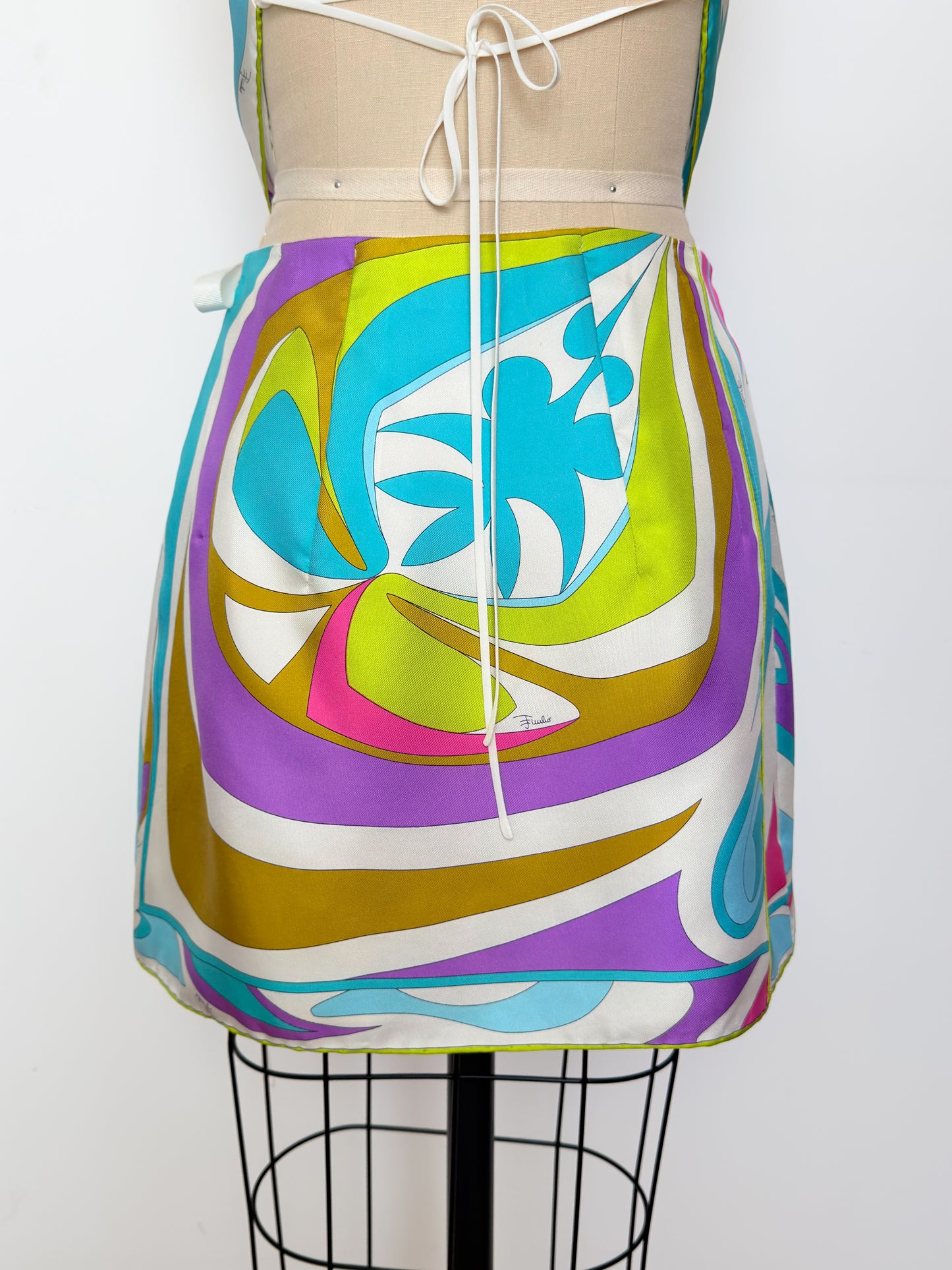 Upcycled Early 2000s Pucci Silk Matching Set