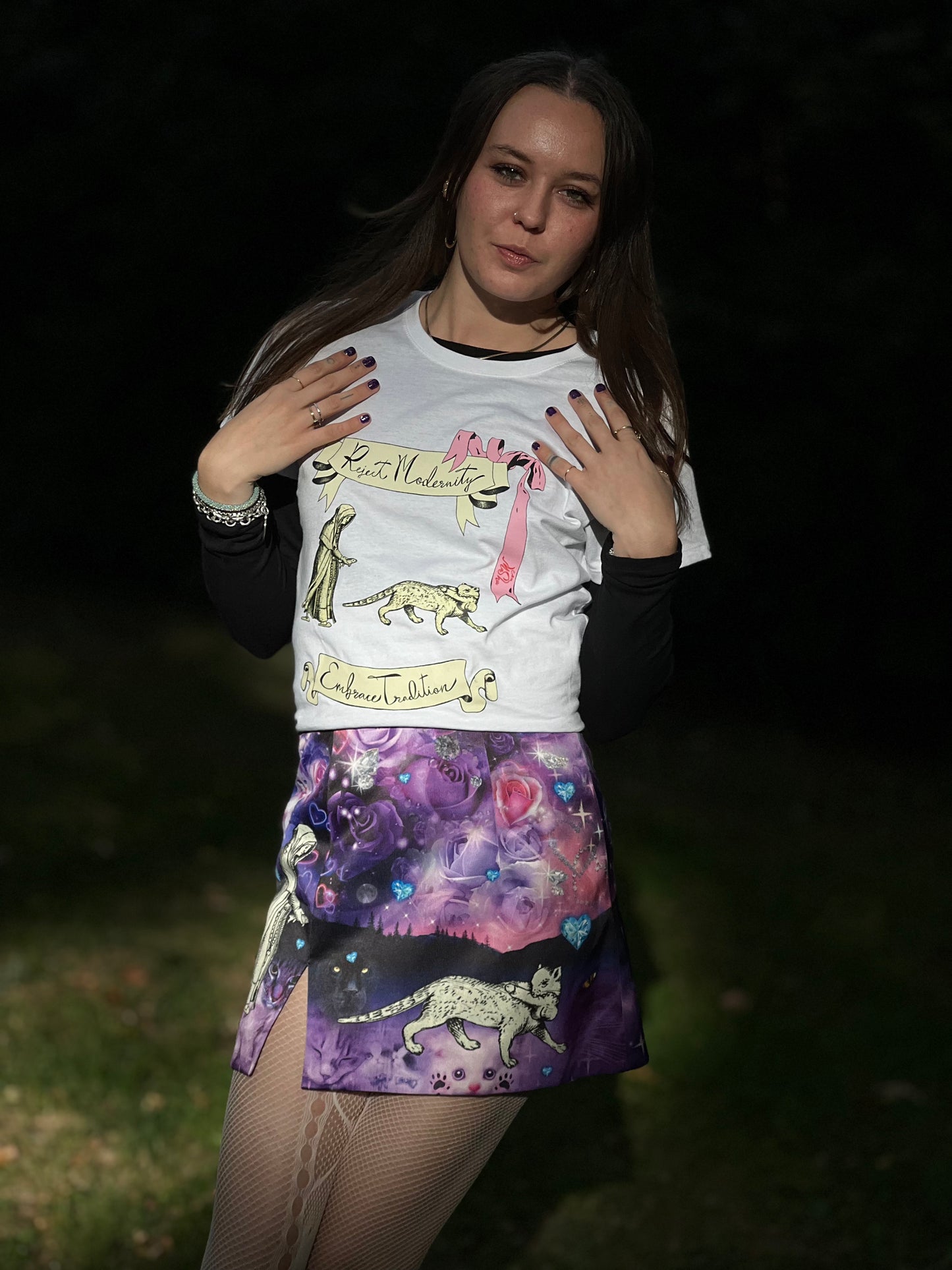 Cat Meme Tee - Reject Modernity, Embrace Tradition