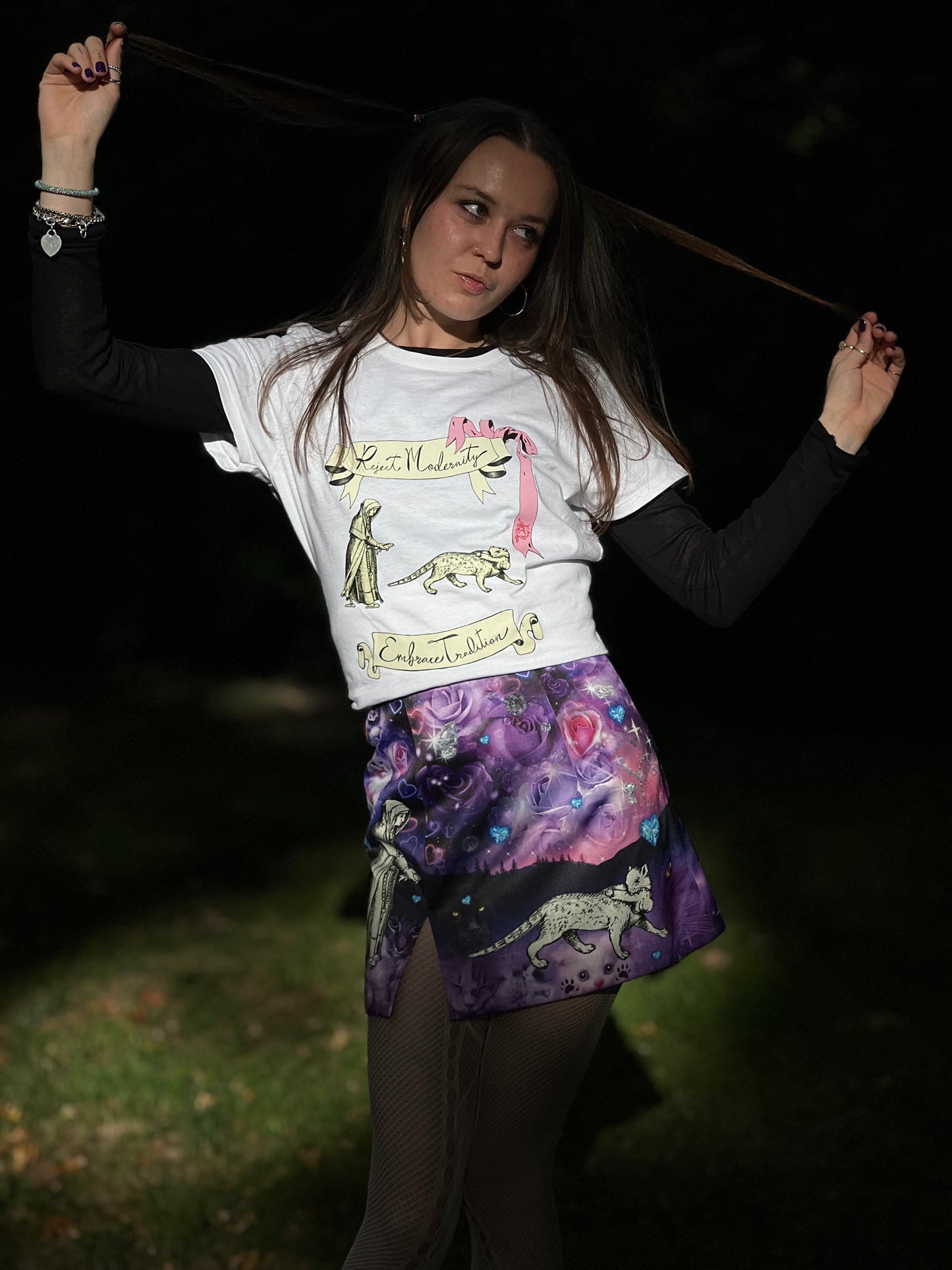 Cat Meme Tee - Reject Modernity, Embrace Tradition