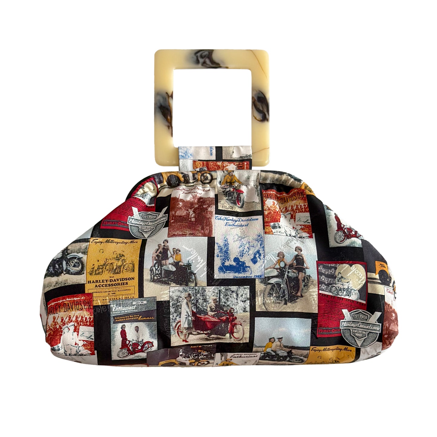 Upcycled Nicole Miller x Harley Davidson Purse