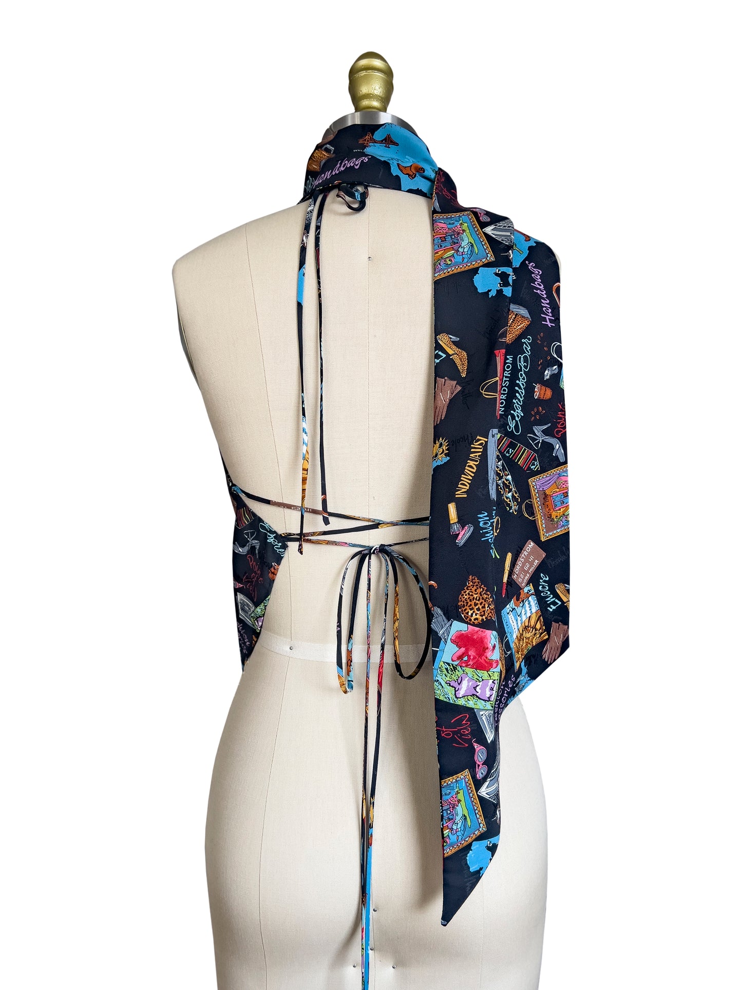 Upcycled Nicole Miller Fashion Savvy Top