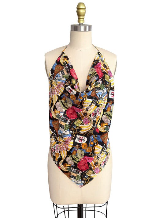 Upcycled Nicole Miller Beverly Hills Top