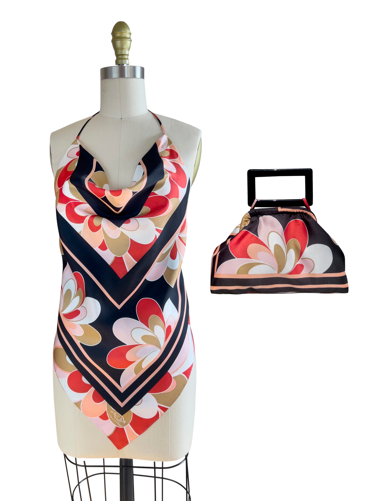 Upcycled Oscar de la Renta Purse
