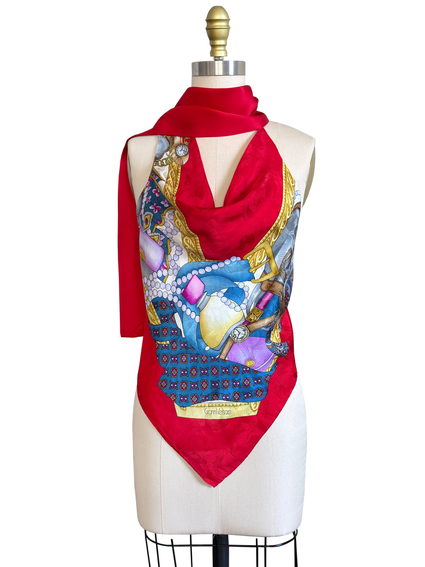 Upcycled Gianni Versace Top