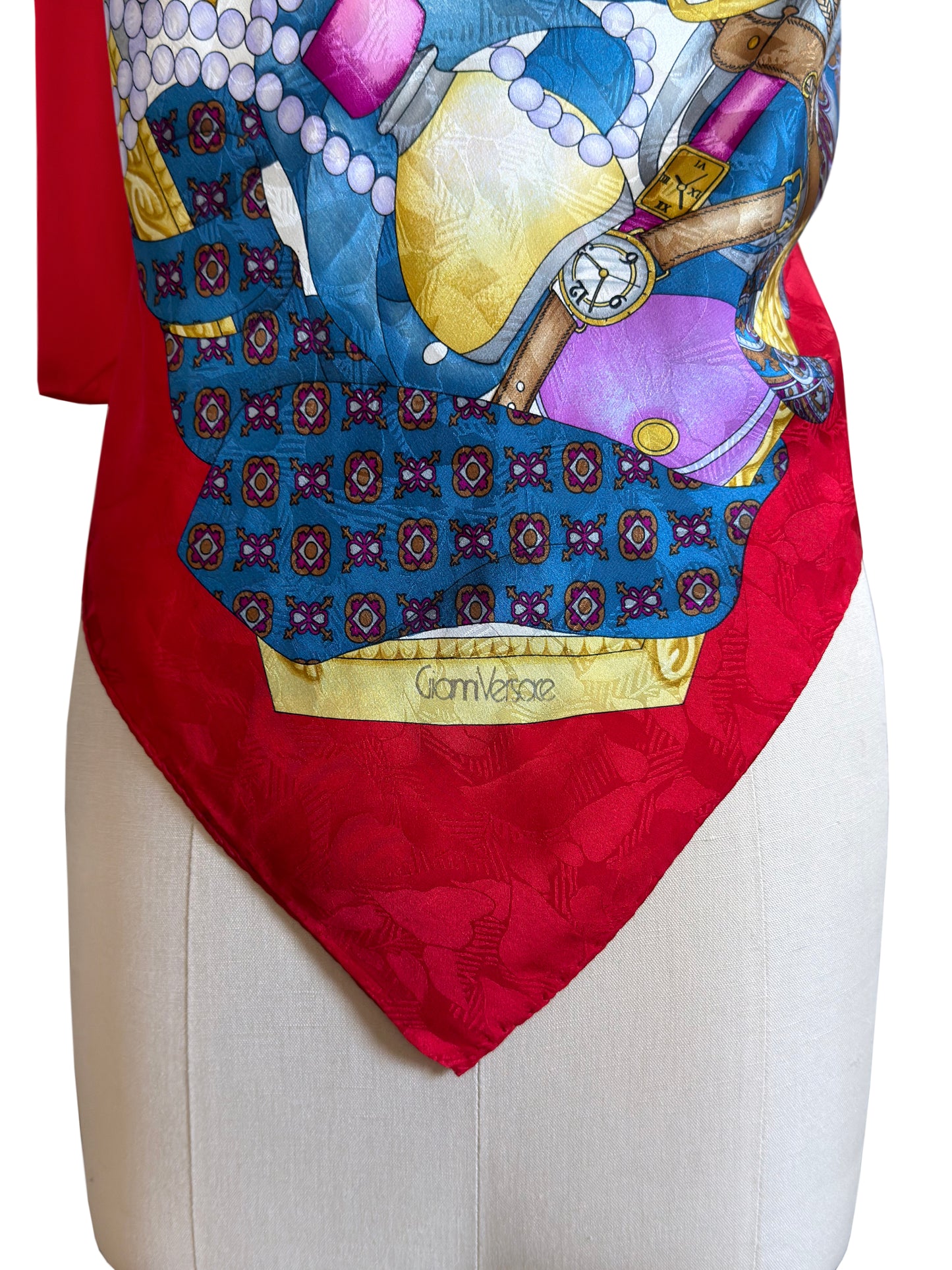 Upcycled Gianni Versace Top