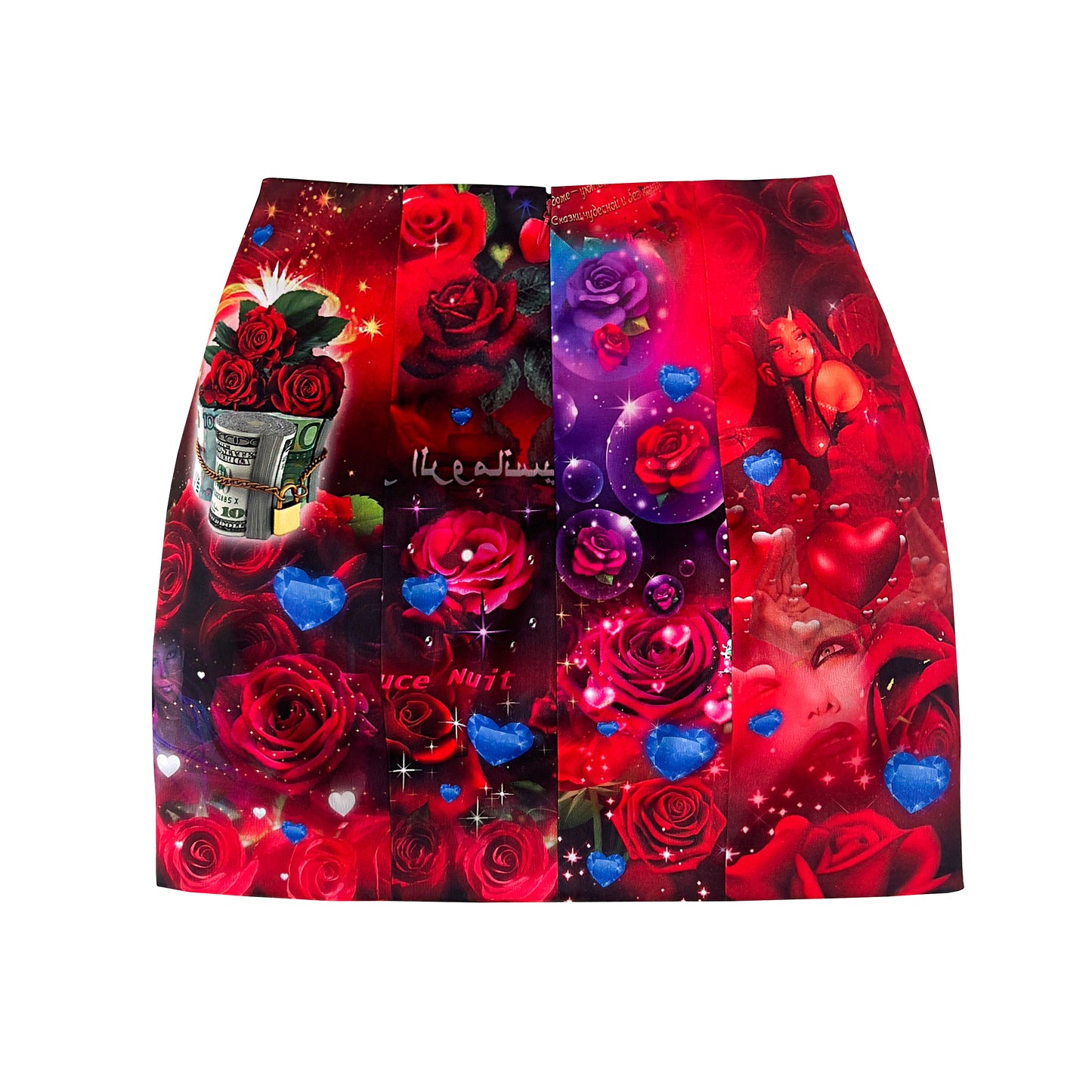 *MADE TO ORDER* Salome Mini Skirt with Slit