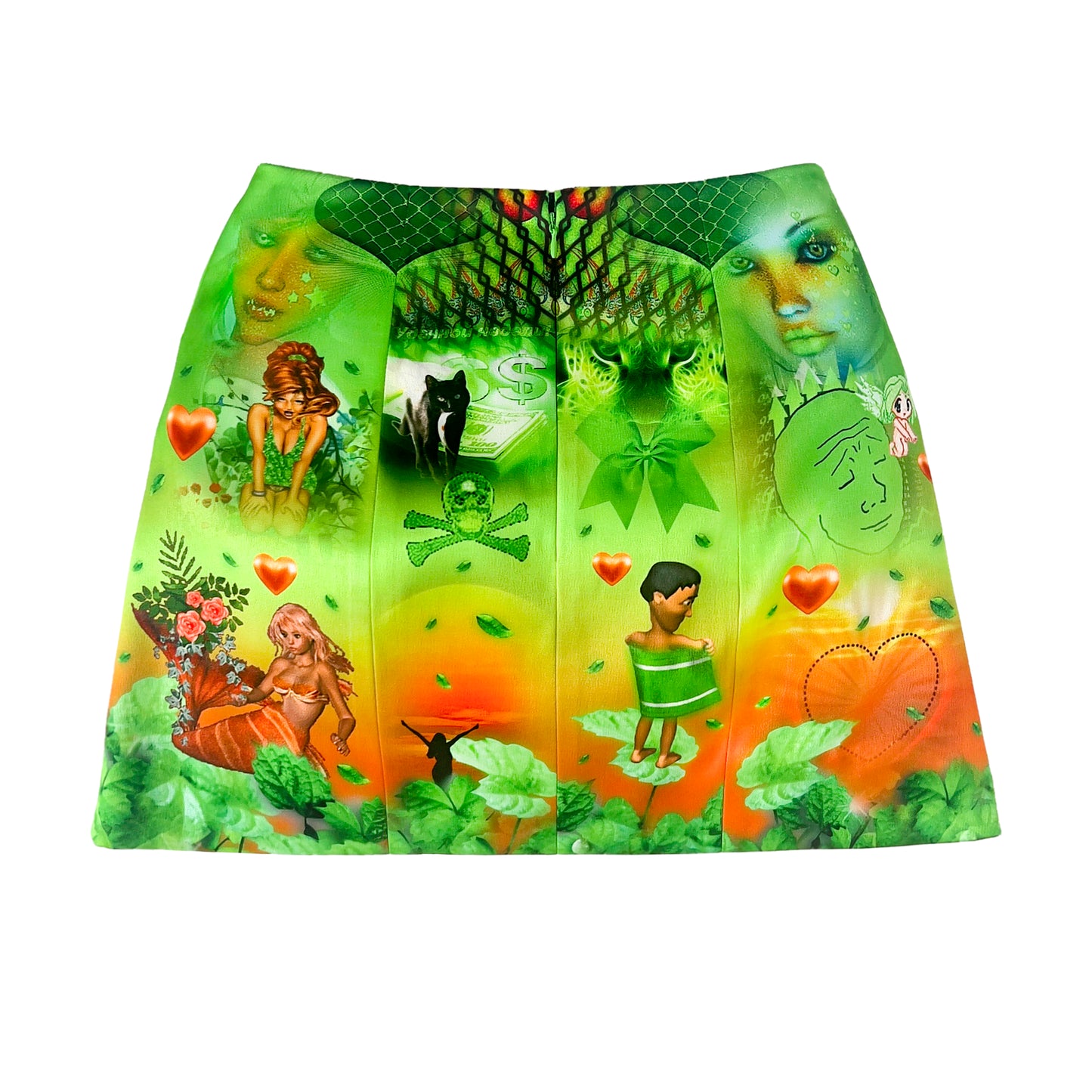 *MADE TO ORDER* Venus of Banya Mini Skirt with Slit